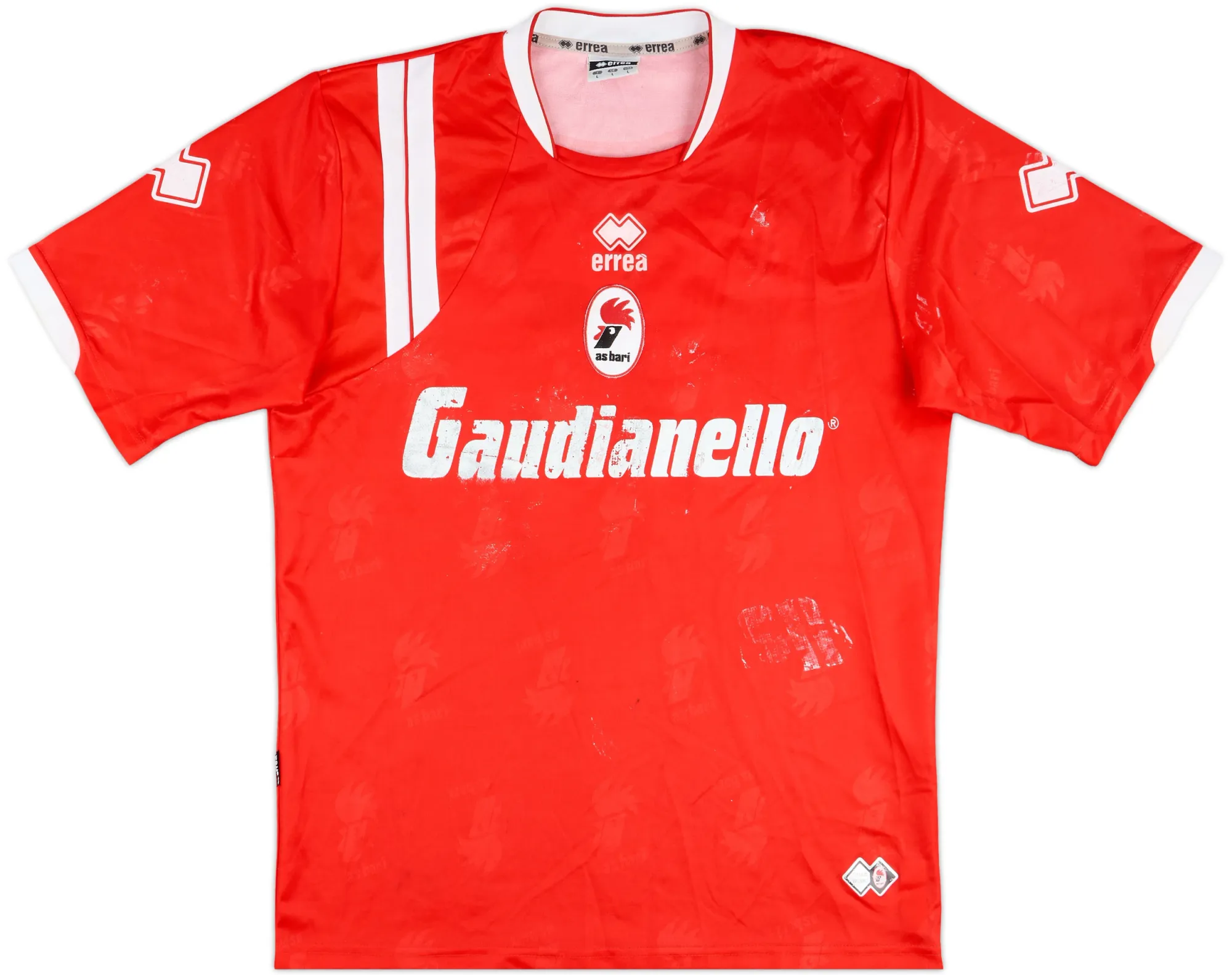 Errea Bari Mens SS Player Issue Away Shirt 2007/08
