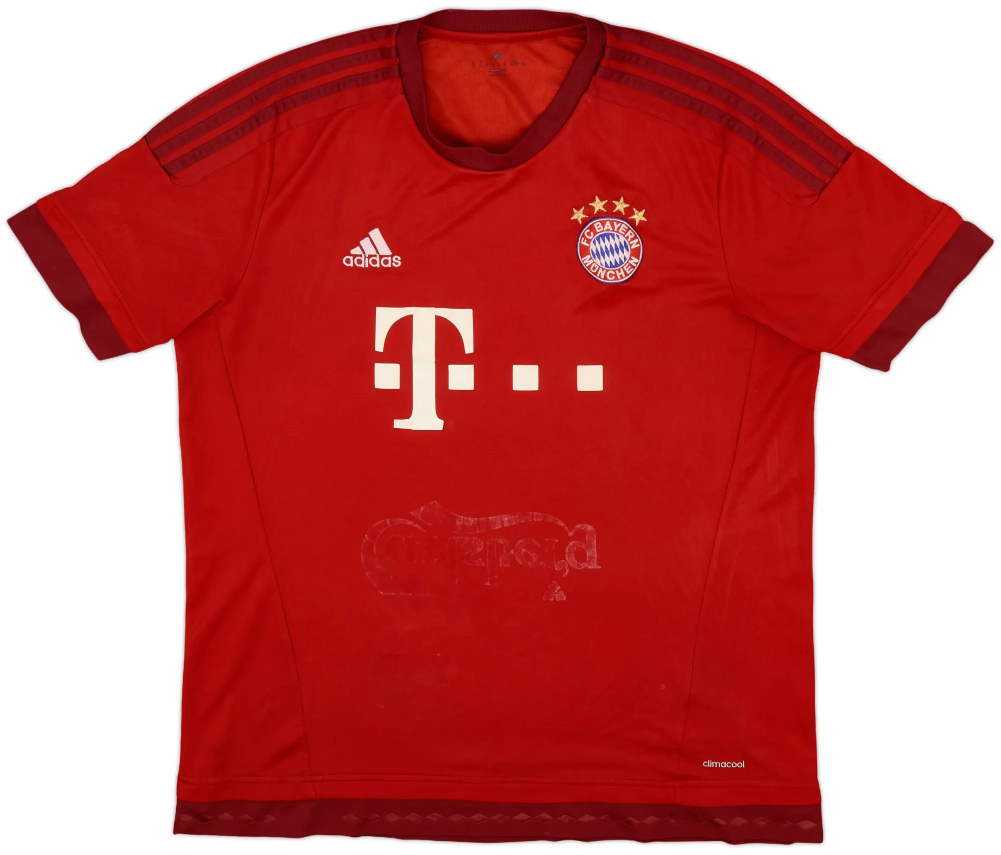 adidas Bayern Munich Mens SS Home Shirt 2015/16