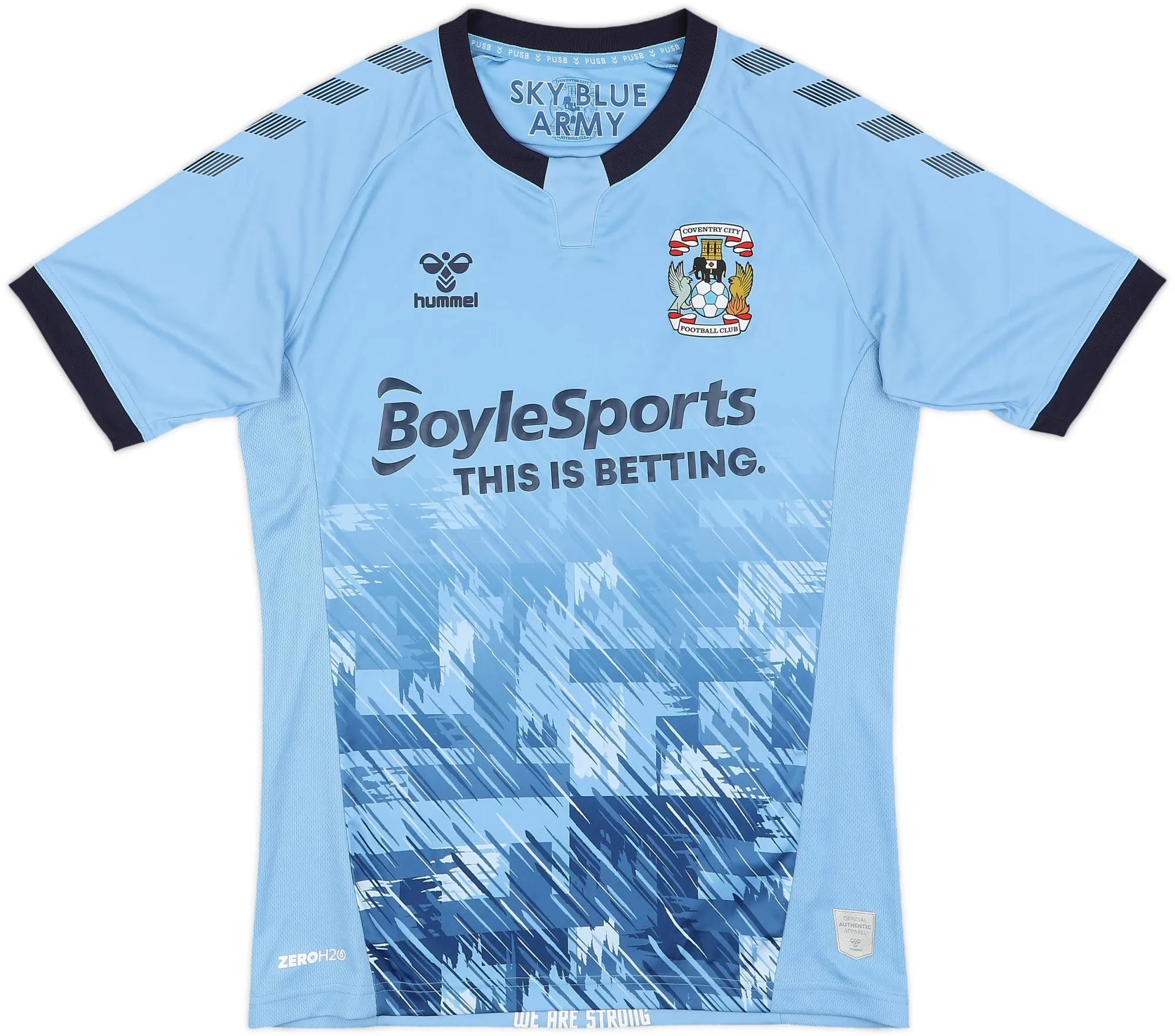 Hummel Coventry City Mens SS Home Shirt 2020/21
