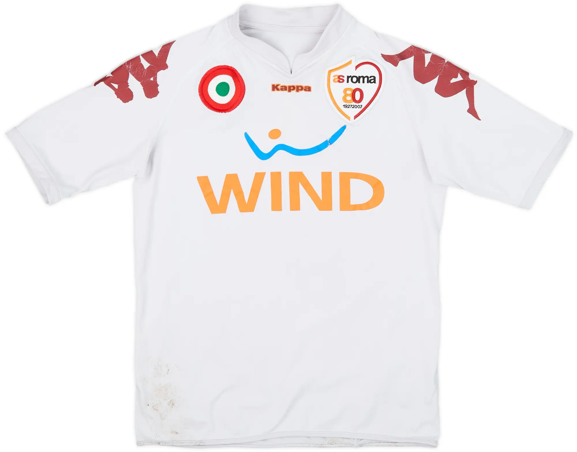 2007-08 Roma Away Shirt - 5/10 - (L.Boys)