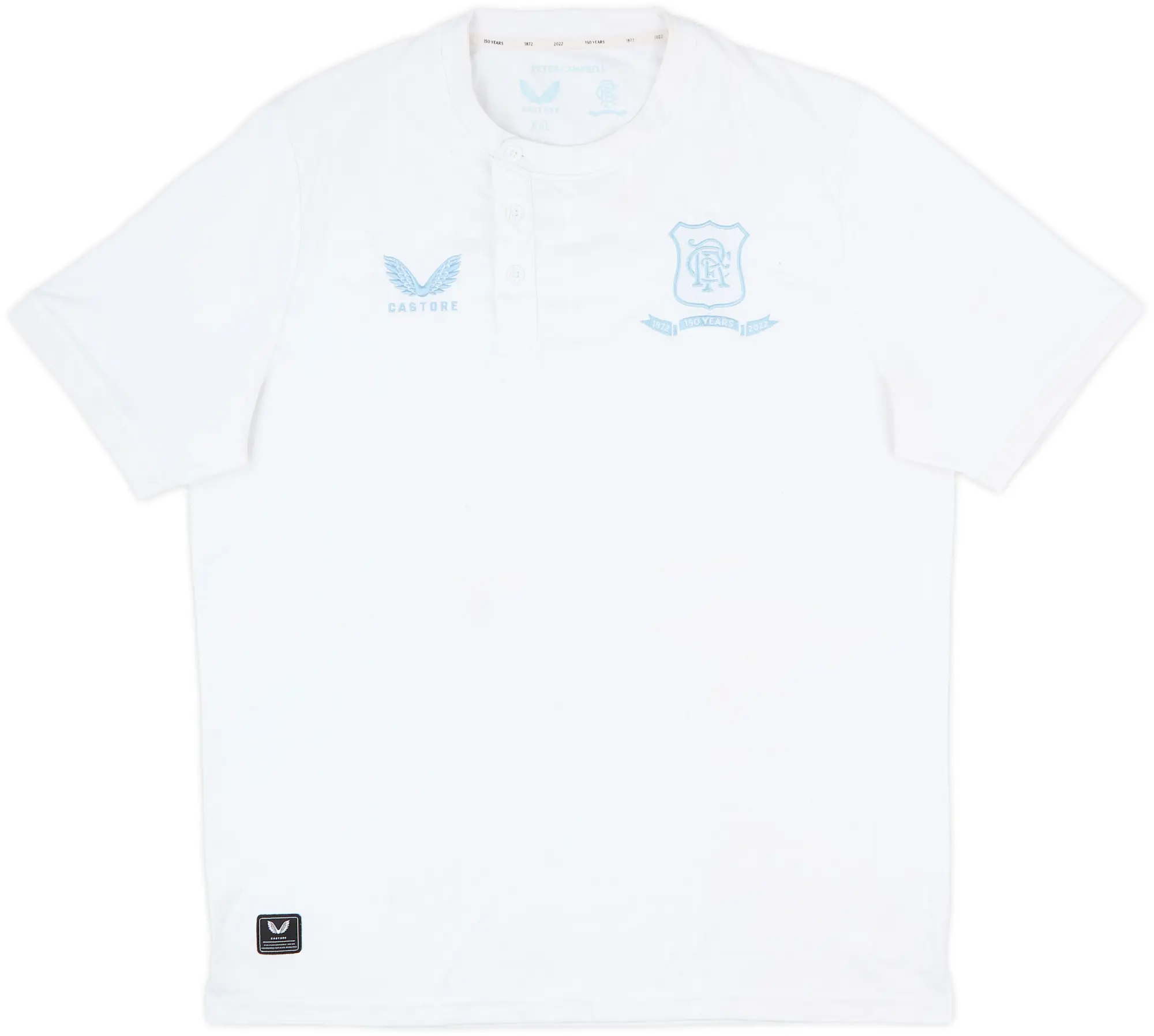 2021-22 Rangers '150 Years Anniversary' Fourth Shirt - 7/10 - (XXL)