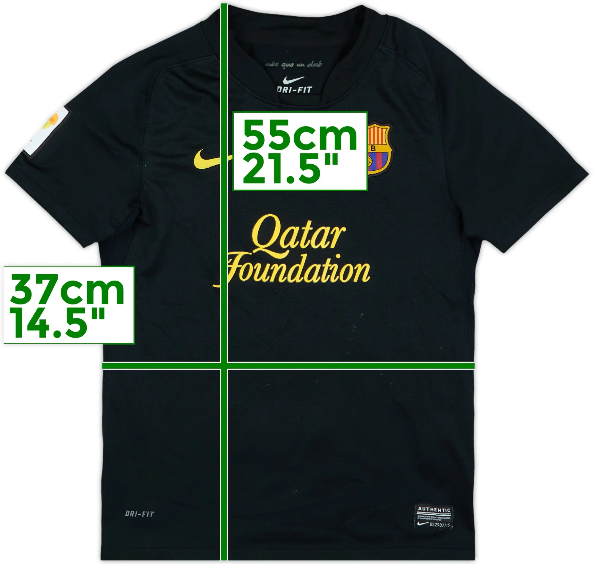 Nike Barcelona Boys SS Away Shirt 2011/12
