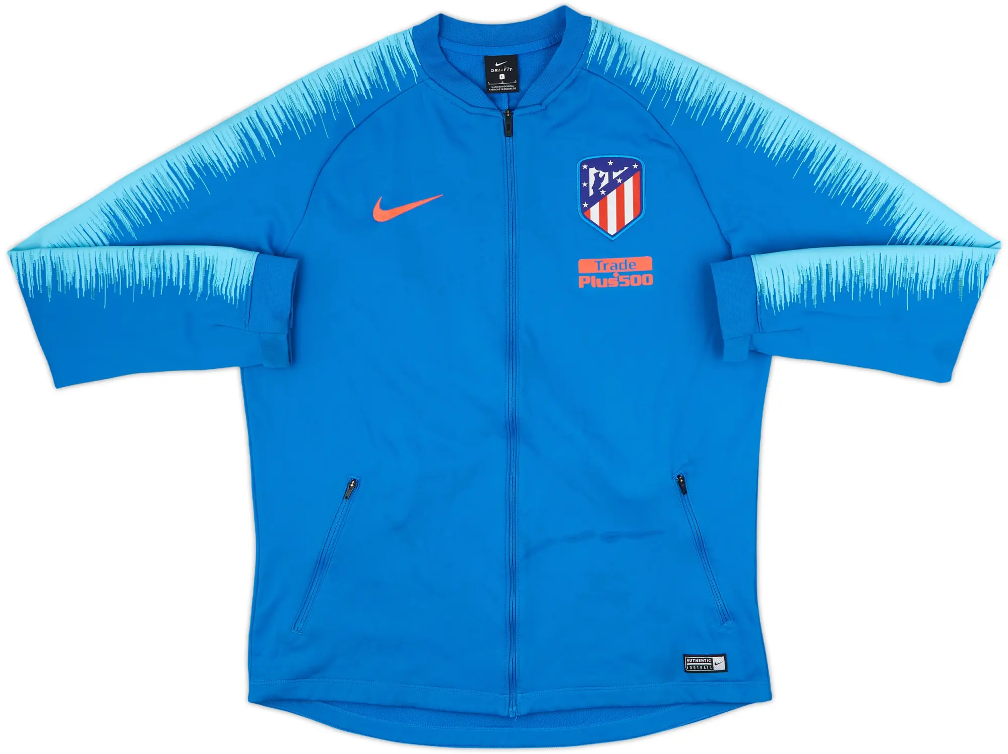 2018-19 Atletico Madrid Nike Track Jacket - 8/10 - (L)