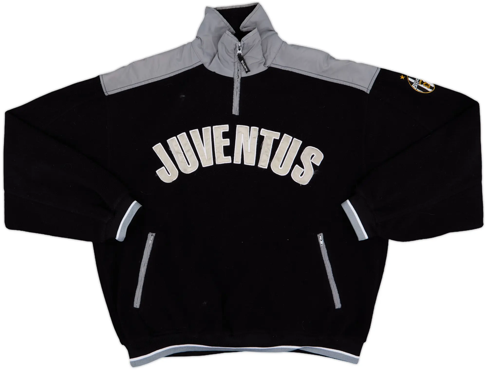 1995-97 Juventus Kappa 1/4 Zip Fleece Jacket - 8/10 - (XL)
