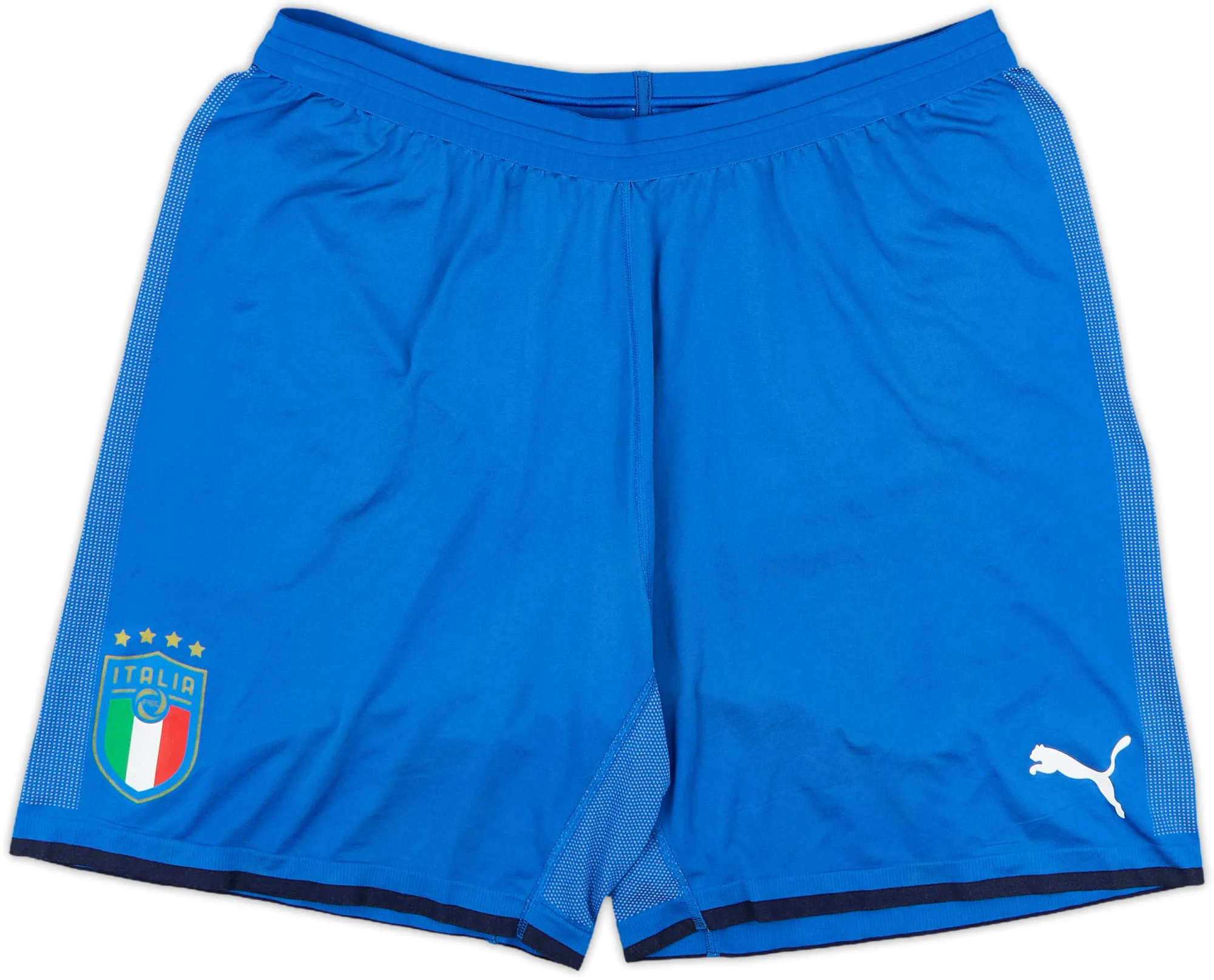 Puma Italy Mens Player Issue Home Shorts 2018