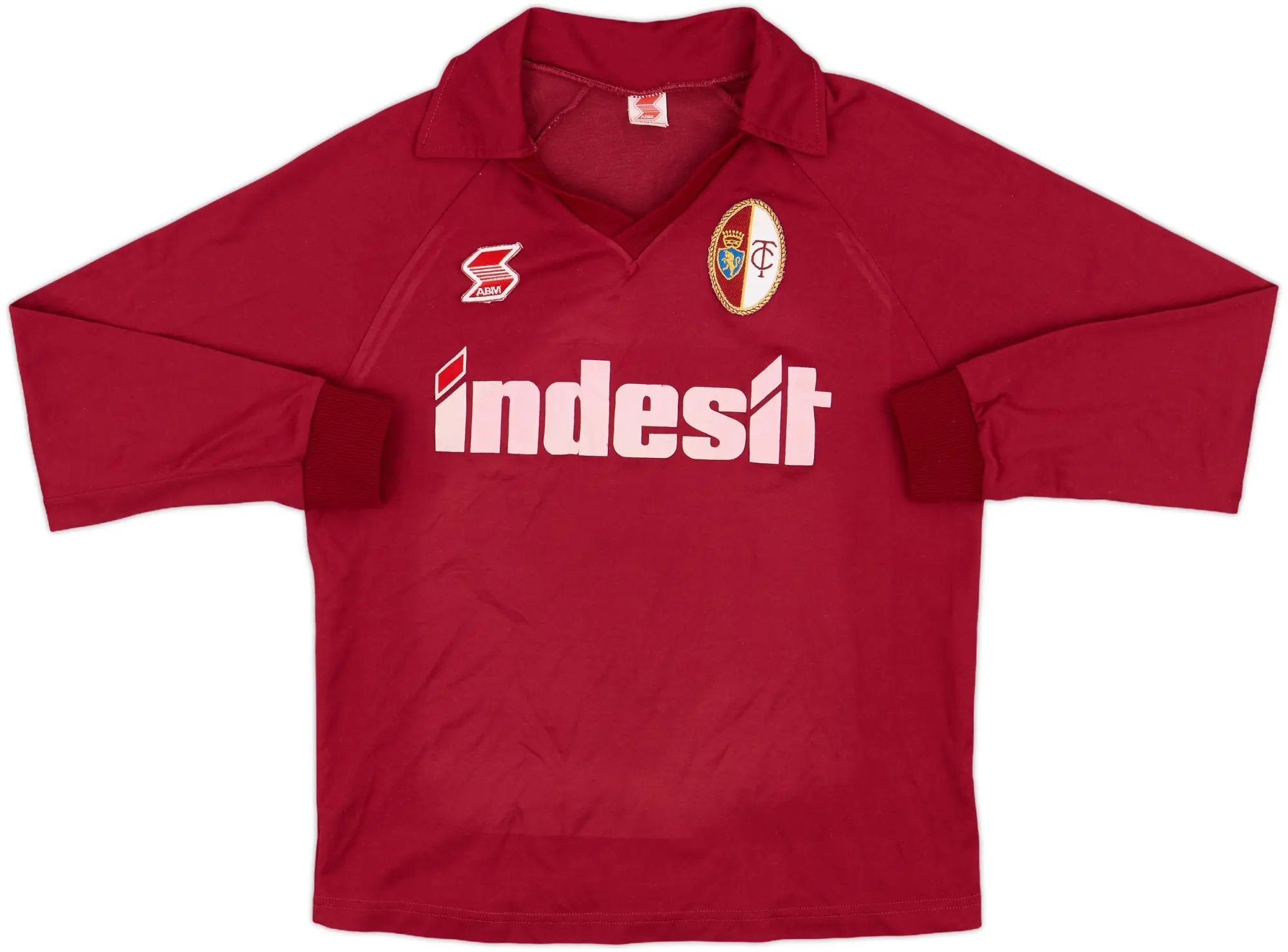 1990-91 Torino Home L/S Shirt - 6/10 - (XL.Boys)