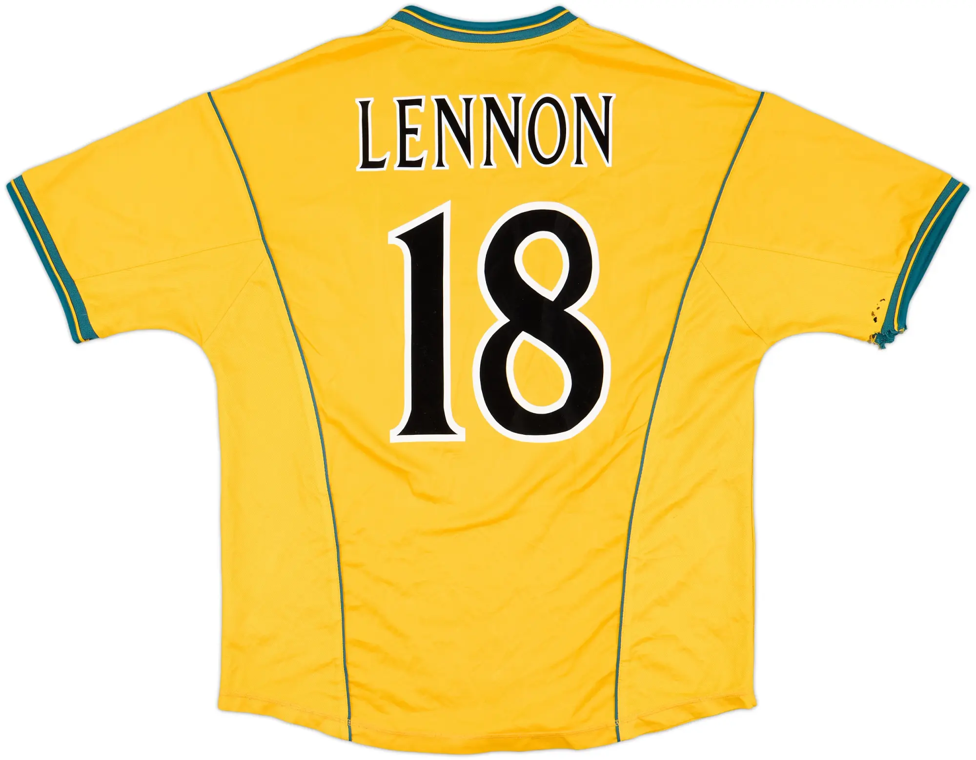 2000-02 Celtic Away Shirt Lennon #18 - 5/10 - (XL)