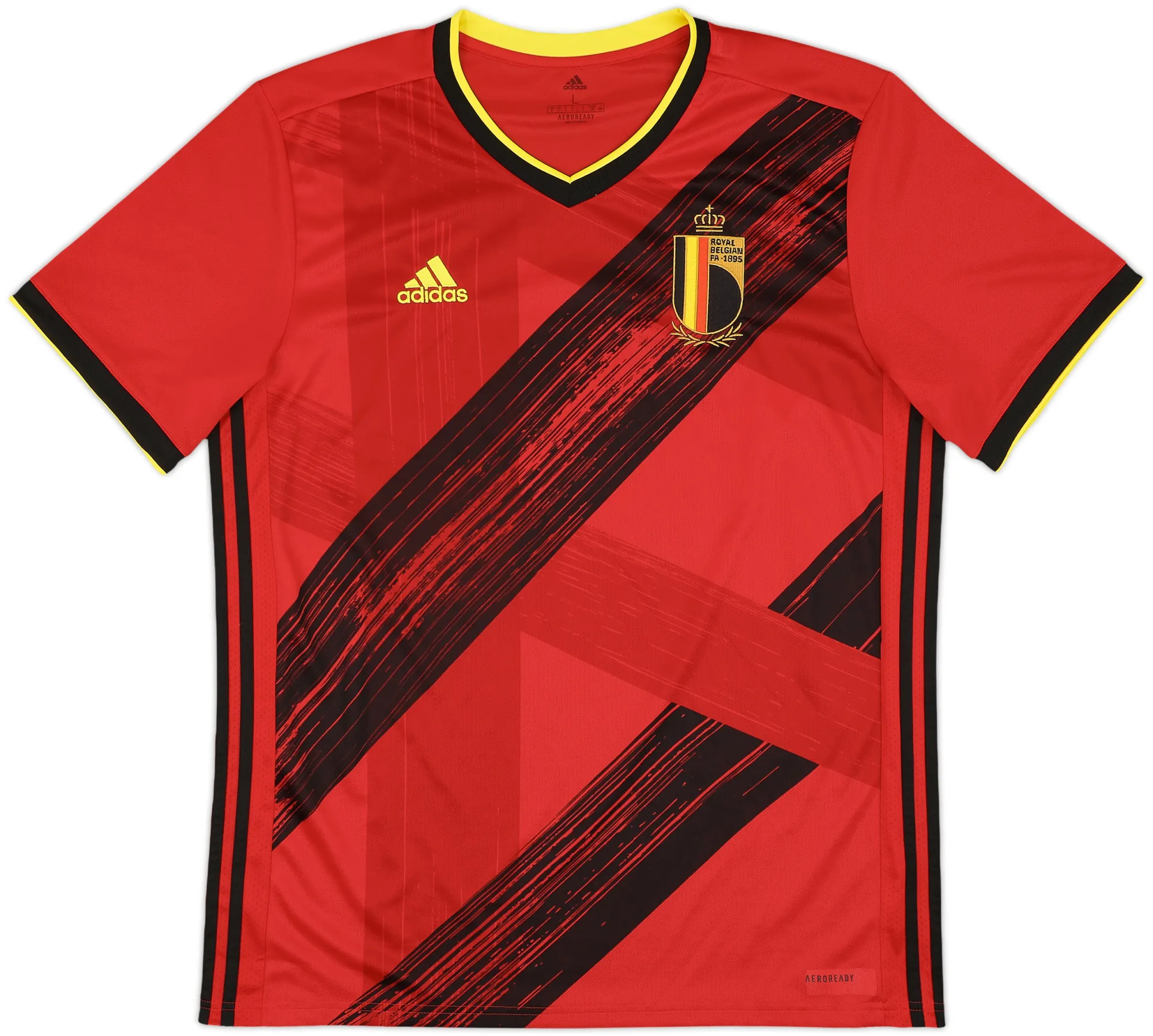 adidas Belgium Mens SS Home Shirt 2020