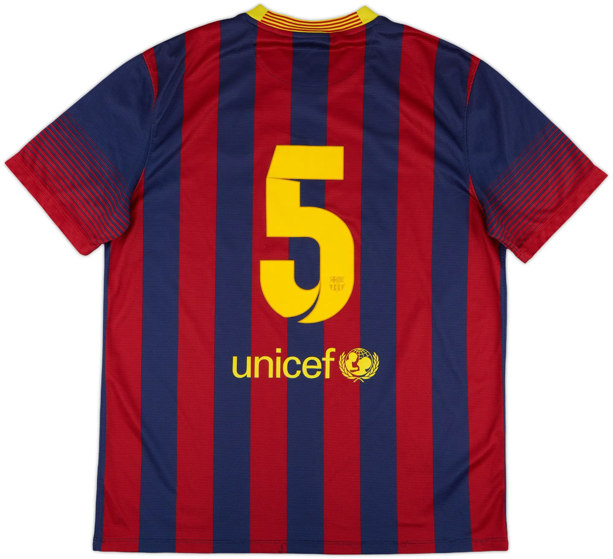 Nike Barcelona Mens SS Home Shirt 2013/14
