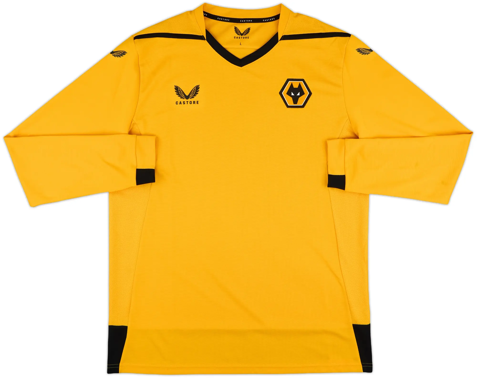 2022-23 Wolves Home L/S Shirt - 8/10 - (L)
