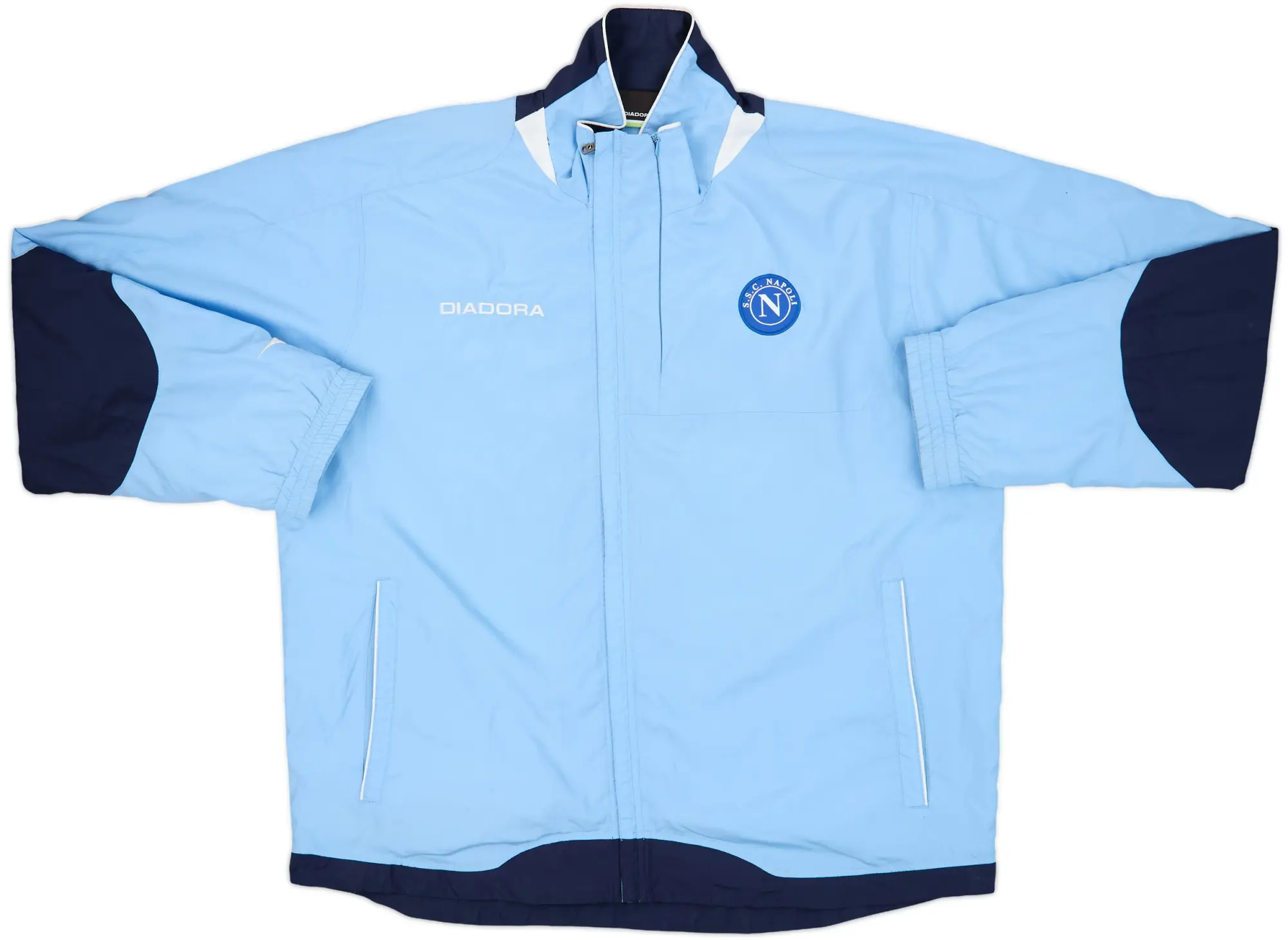 2007-08 Napoli Diadora Track Jacket - 8/10 - (XXL)