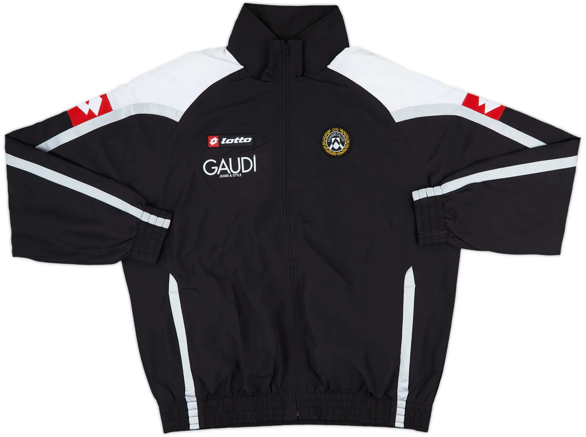 2008-09 Udinese Lotto Track Jacket - 8/10 - (XL)