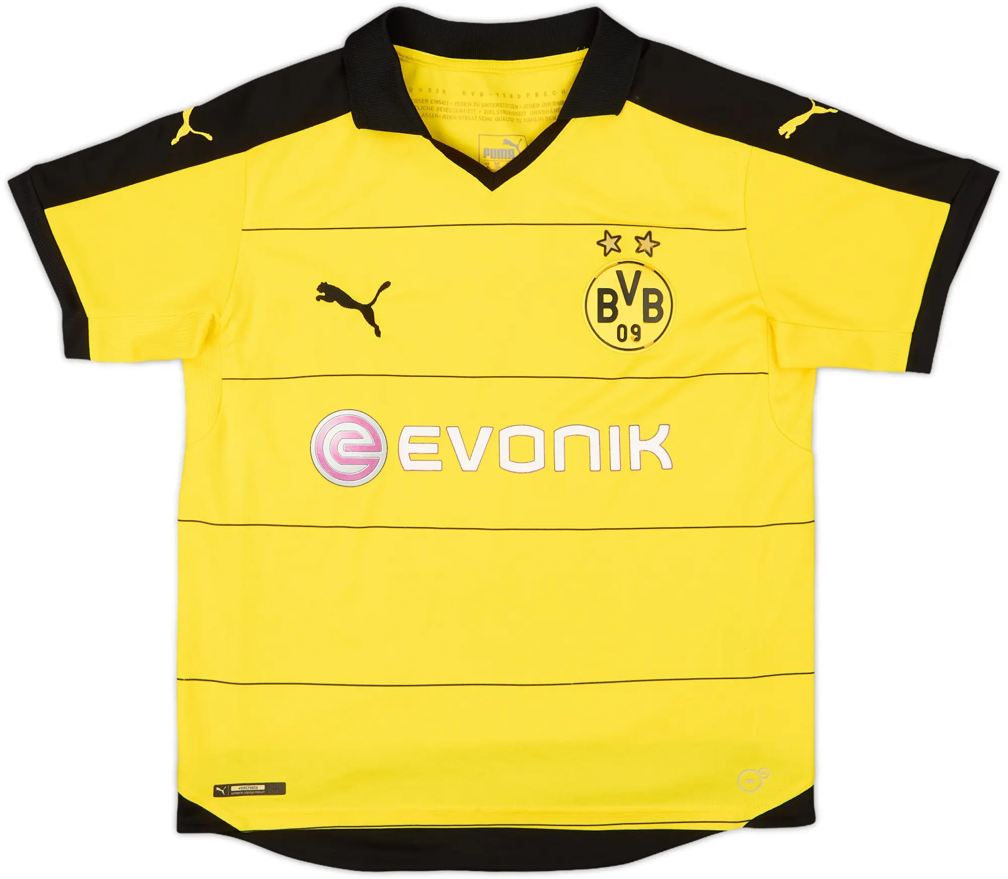 2015-16 Borussia Dortmund Home Shirt - 5/10 - (XL.Boys)