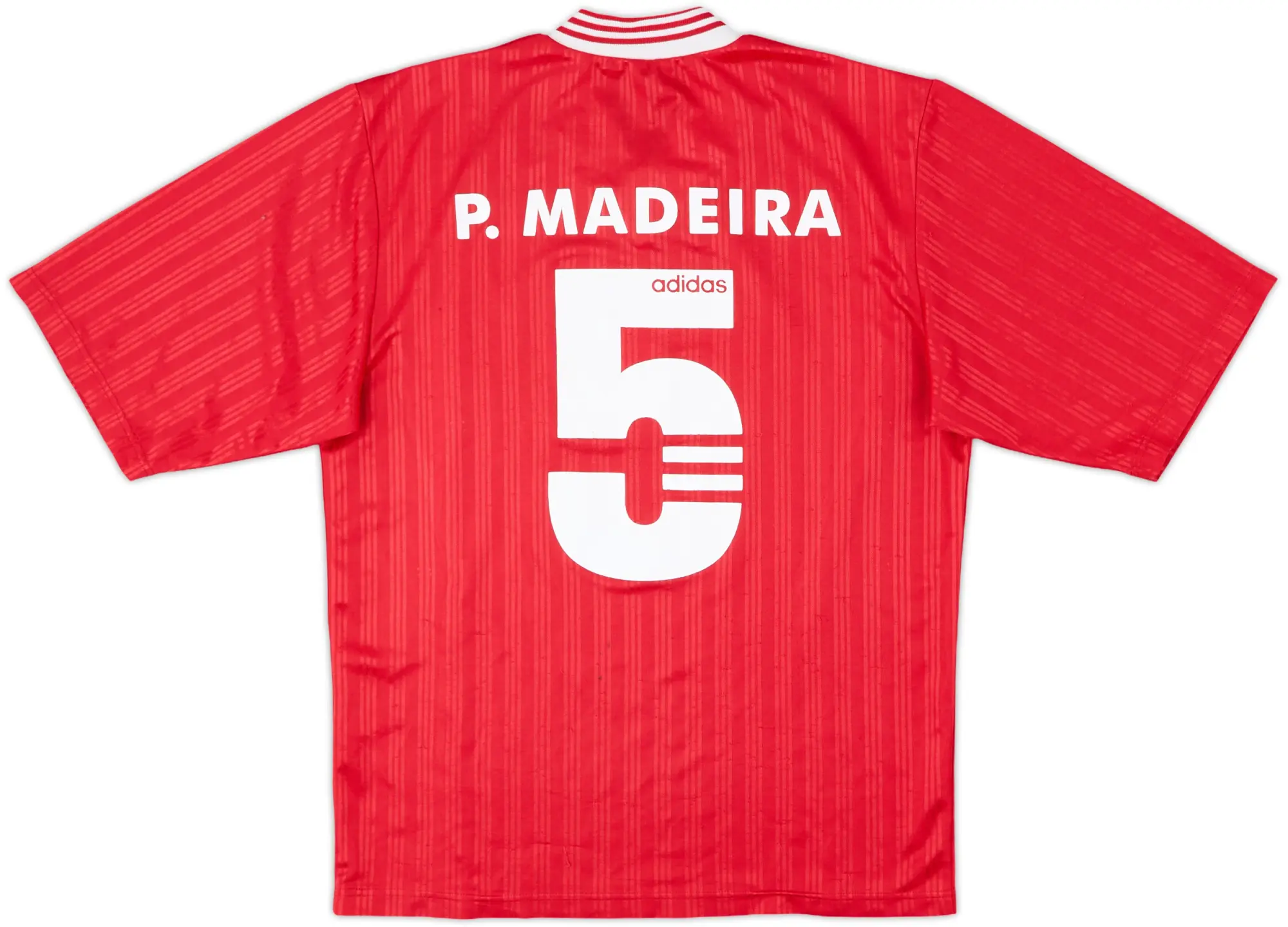 1997-98 Benfica Basic Home Shirt P. Madeira #5 - 6/10 - (S)