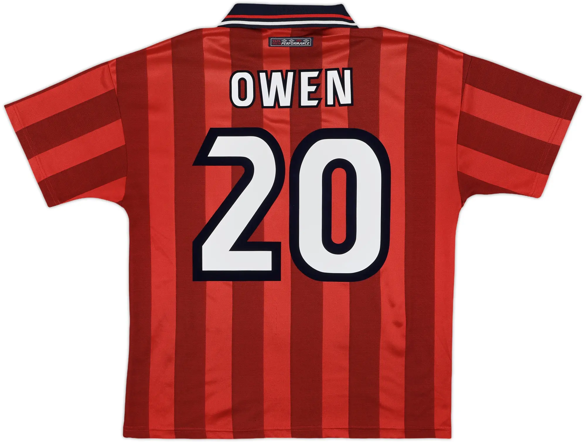 1997-99 England Away Shirt Owen #20 - 8/10 - (M)