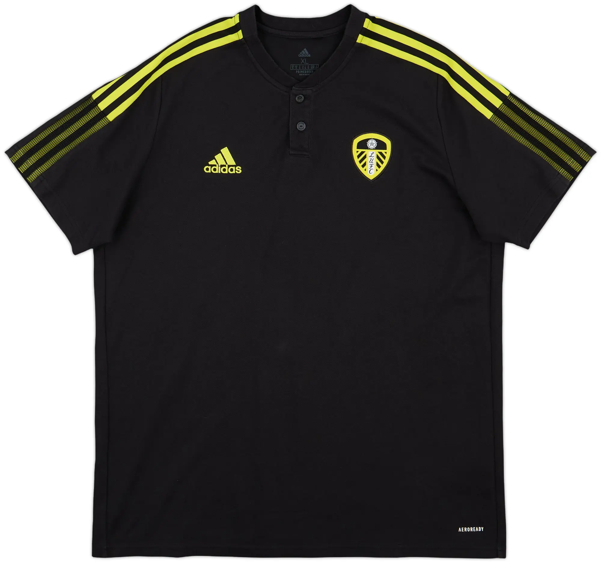 2021-22 Leeds United adidas Polo Shirt - 9/10 - (XL)