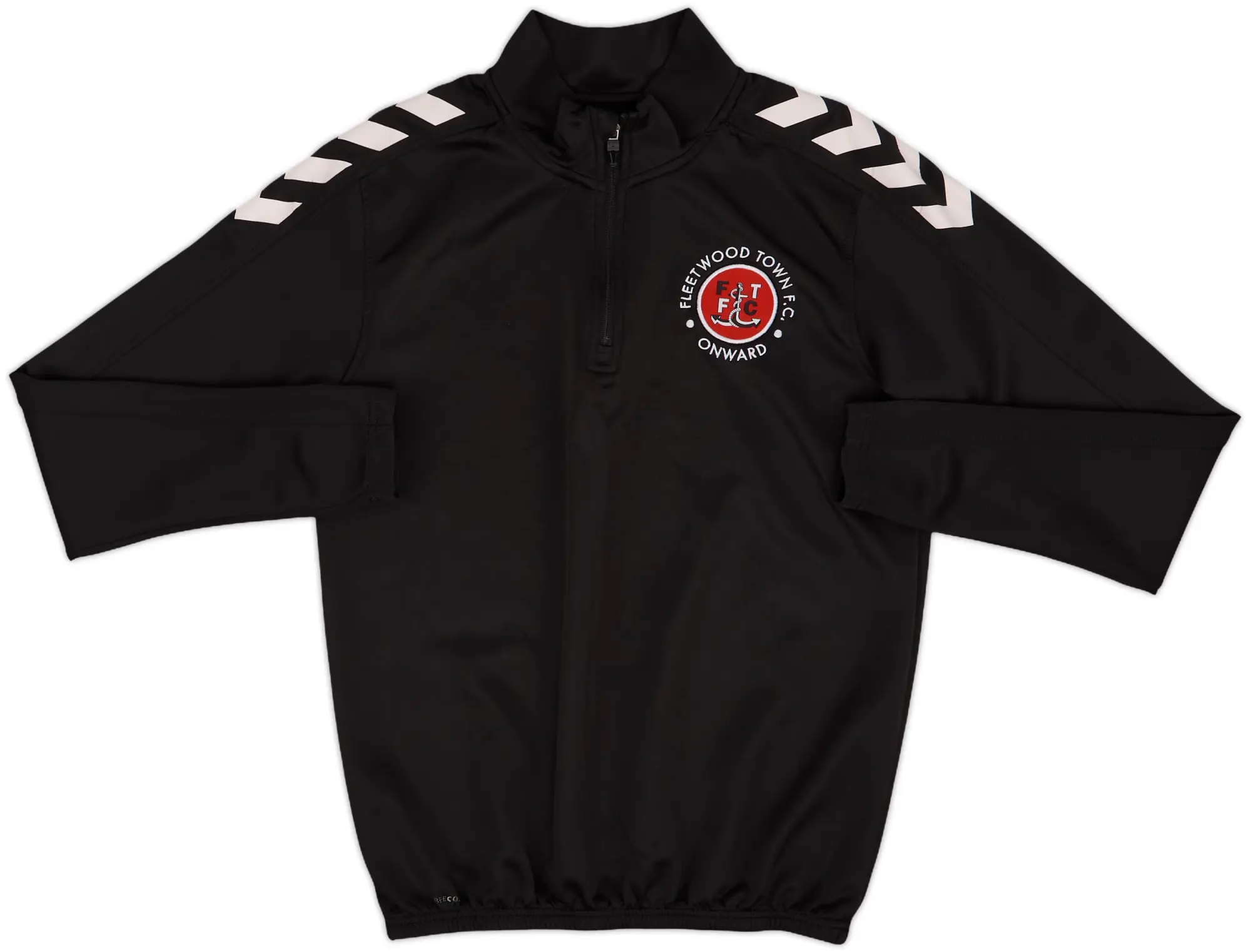 2018-20 Fleetwood Town Hummel 1/4 Zip Drill Top - 8/10 - (S)