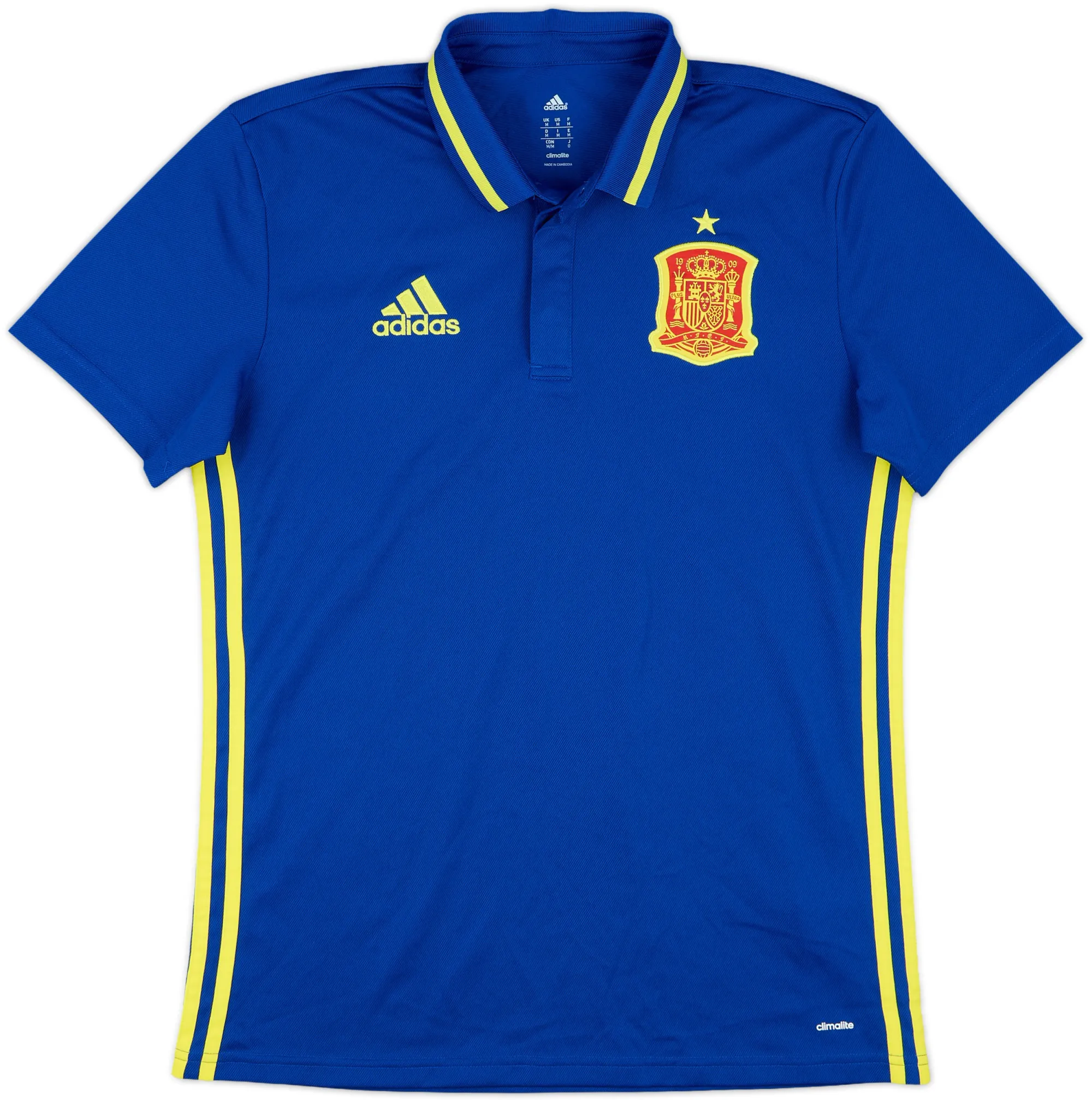 adidas Spain Mens SS Home Shirt 2016