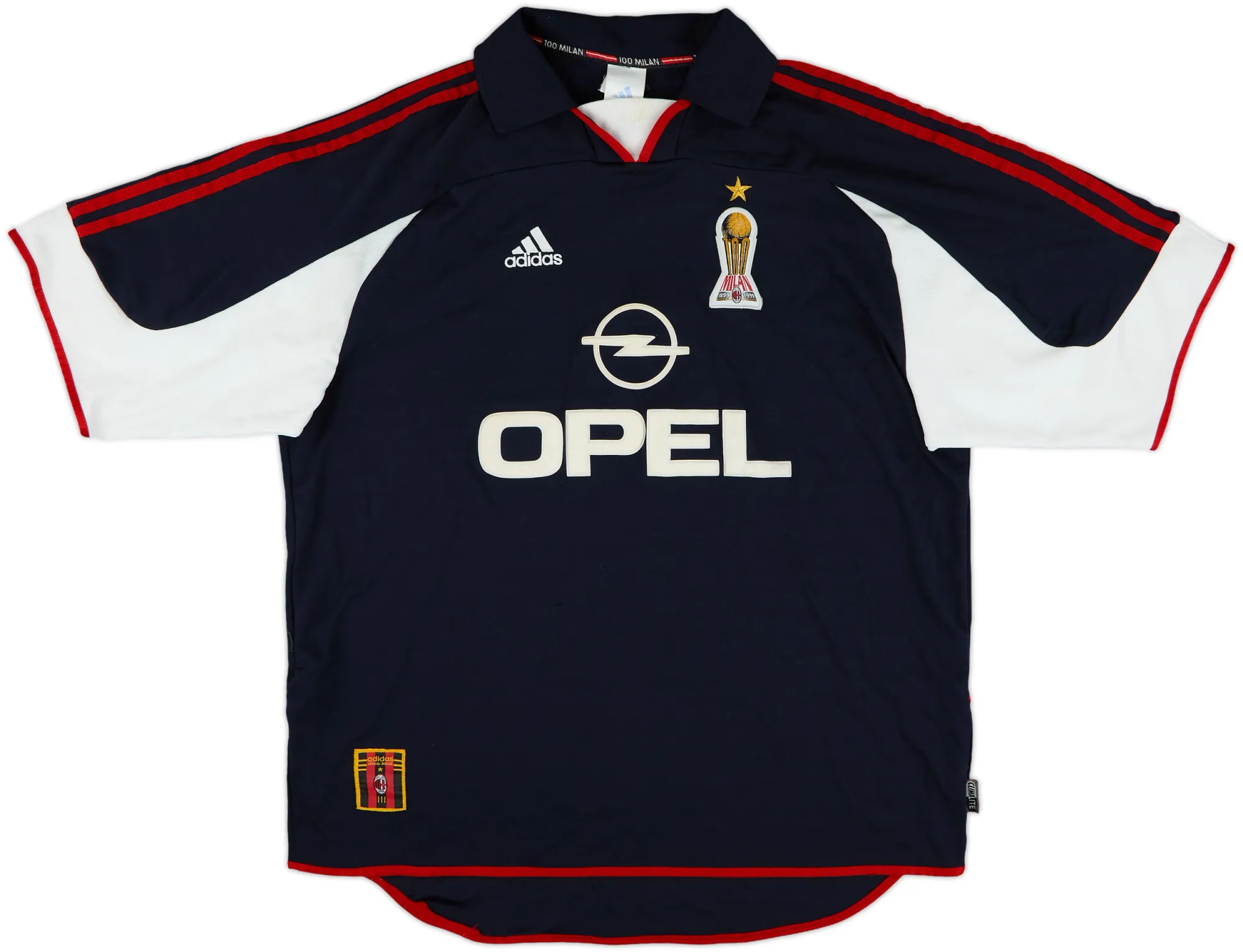 adidas AC Milan Mens SS Third Shirt 1999/00