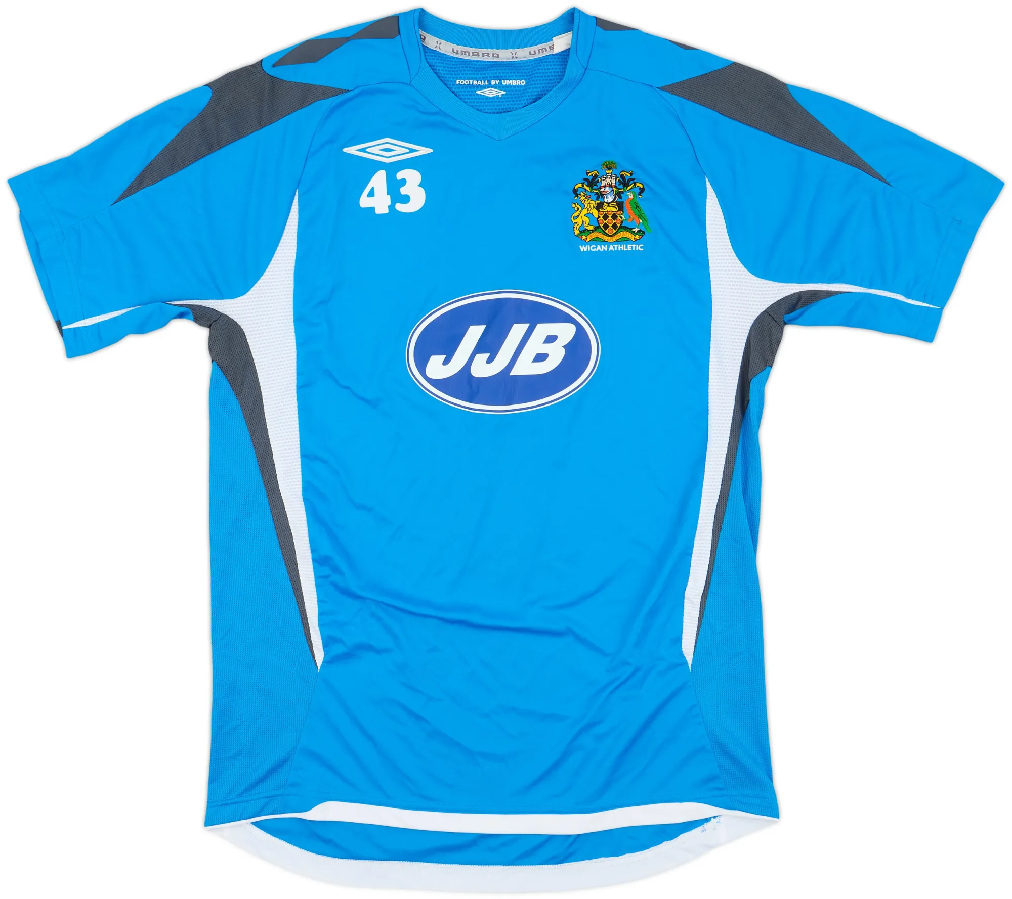 Umbro Wigan Athletic Mens SS Player Issue Home Shirt 2007/08