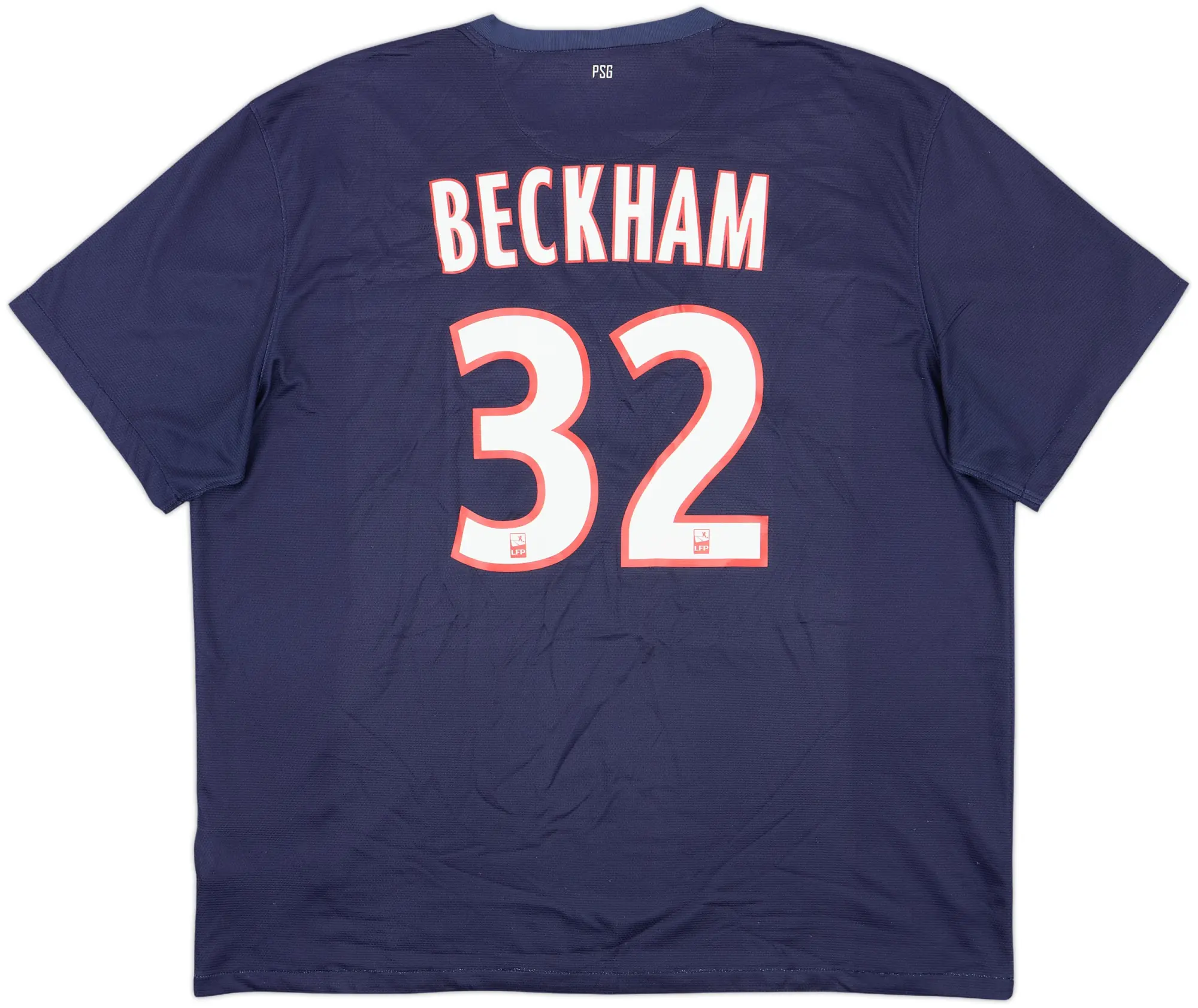 2012-13 Paris Saint-Germain Home Shirt Beckham #32 - 5/10 - (XXL)