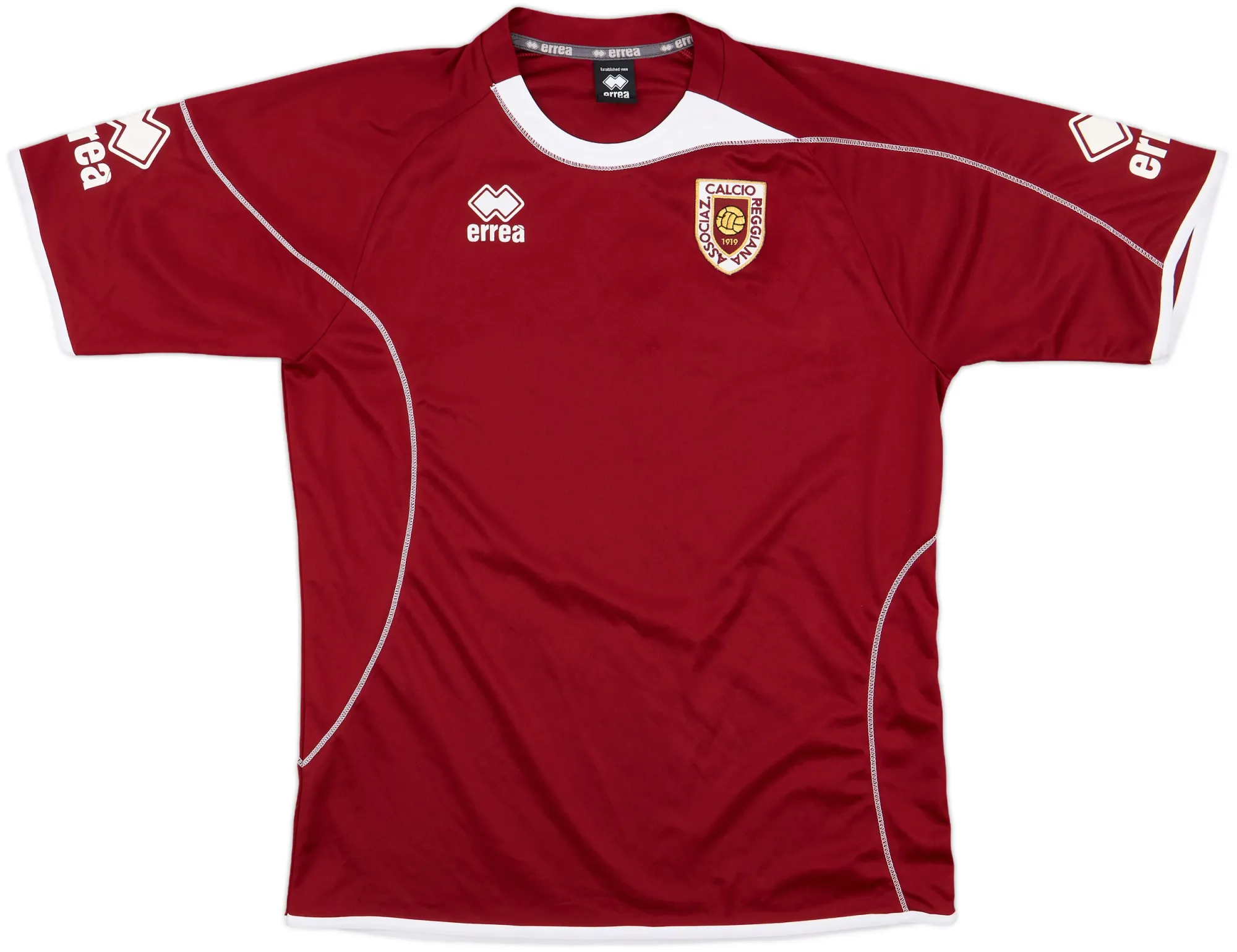 Errea A.C. Reggiana Mens SS Home Shirt 2011/12