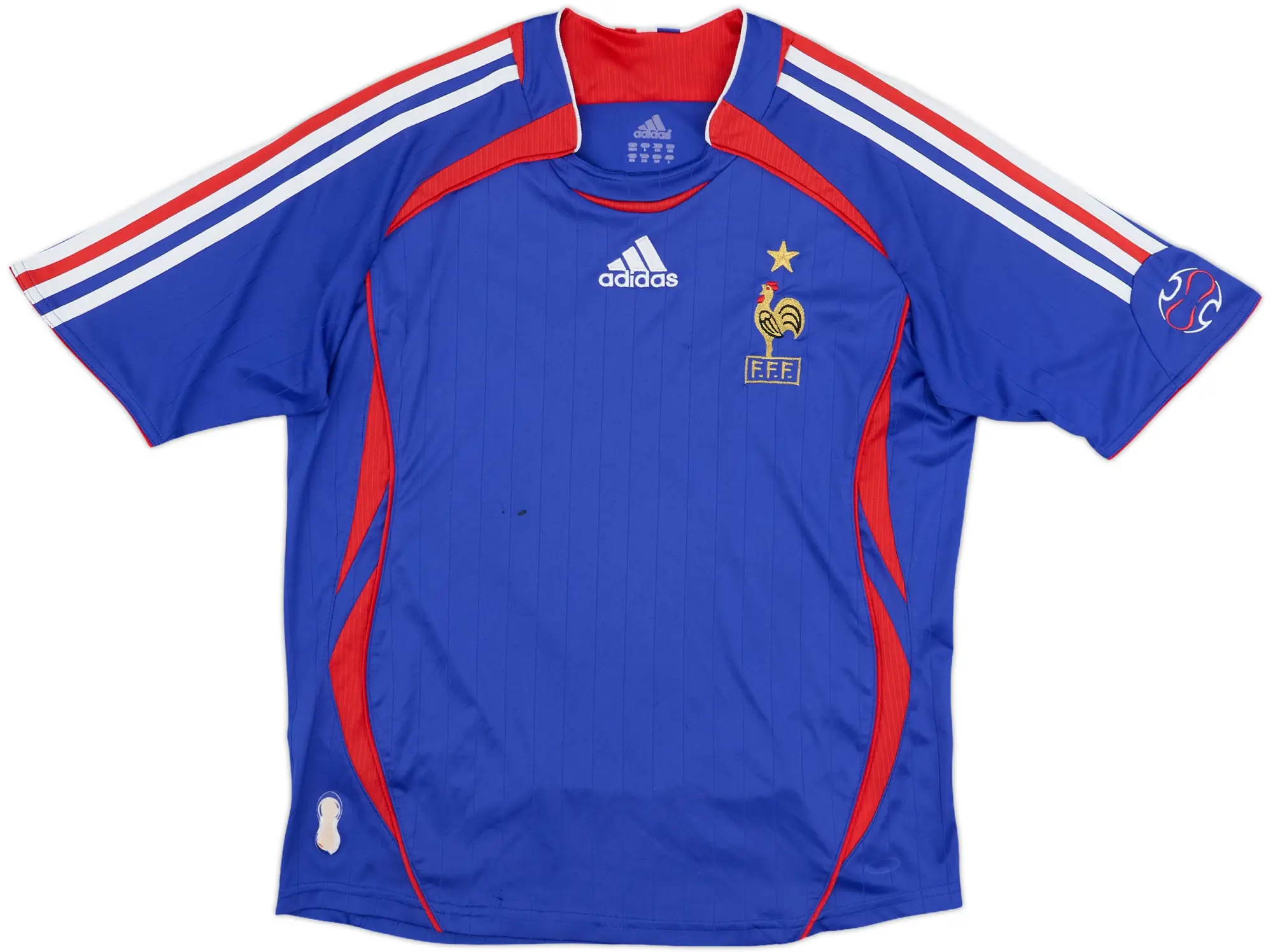 adidas France Boys SS Home Shirt 2006