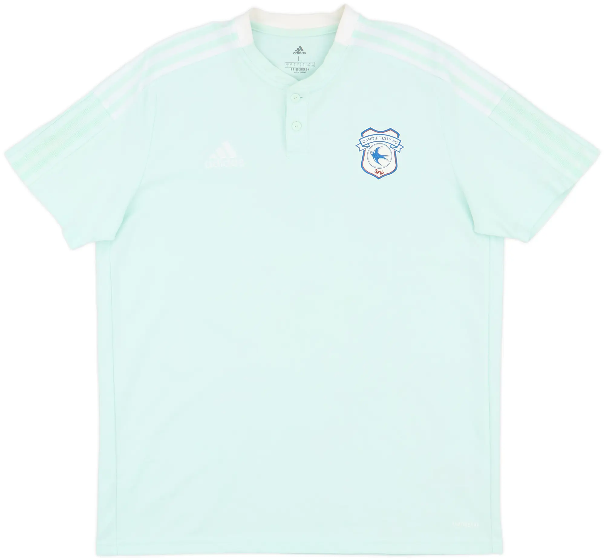2021-22 Cardiff City adidas Polo Shirt - 8/10 - (L)