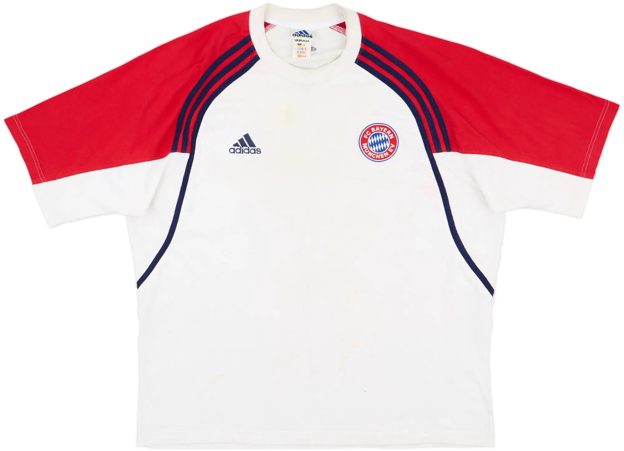 adidas Bayern Munich Mens SS Home Shirt 2000/01