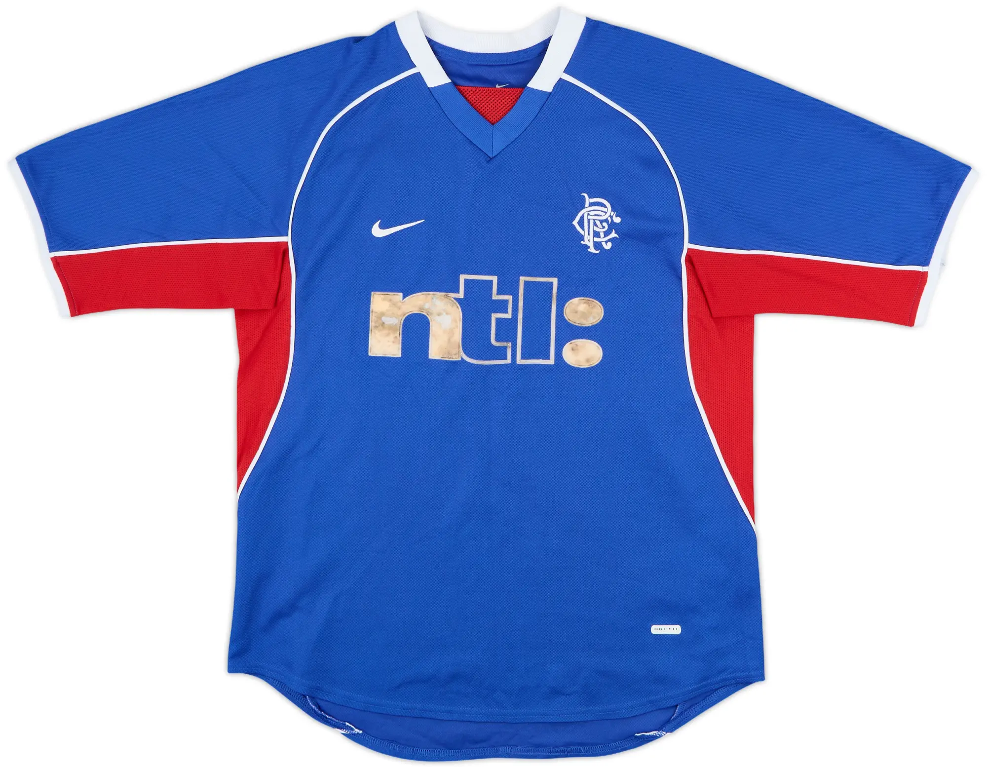 2001-02 Rangers Home Shirt - 5/10 - (S)