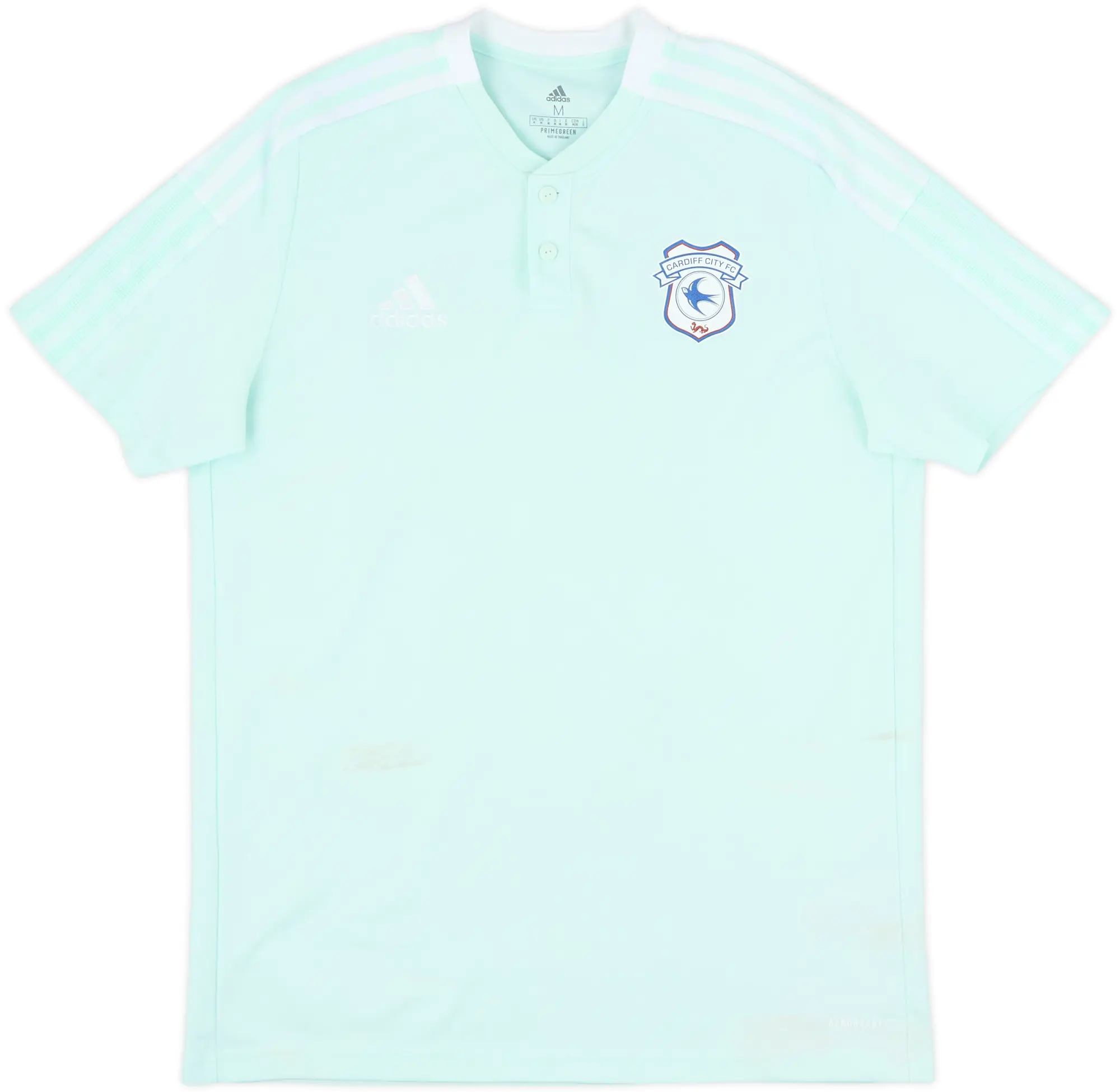 2021-22 Cardiff City adidas Polo Shirt - 6/10 - (M)