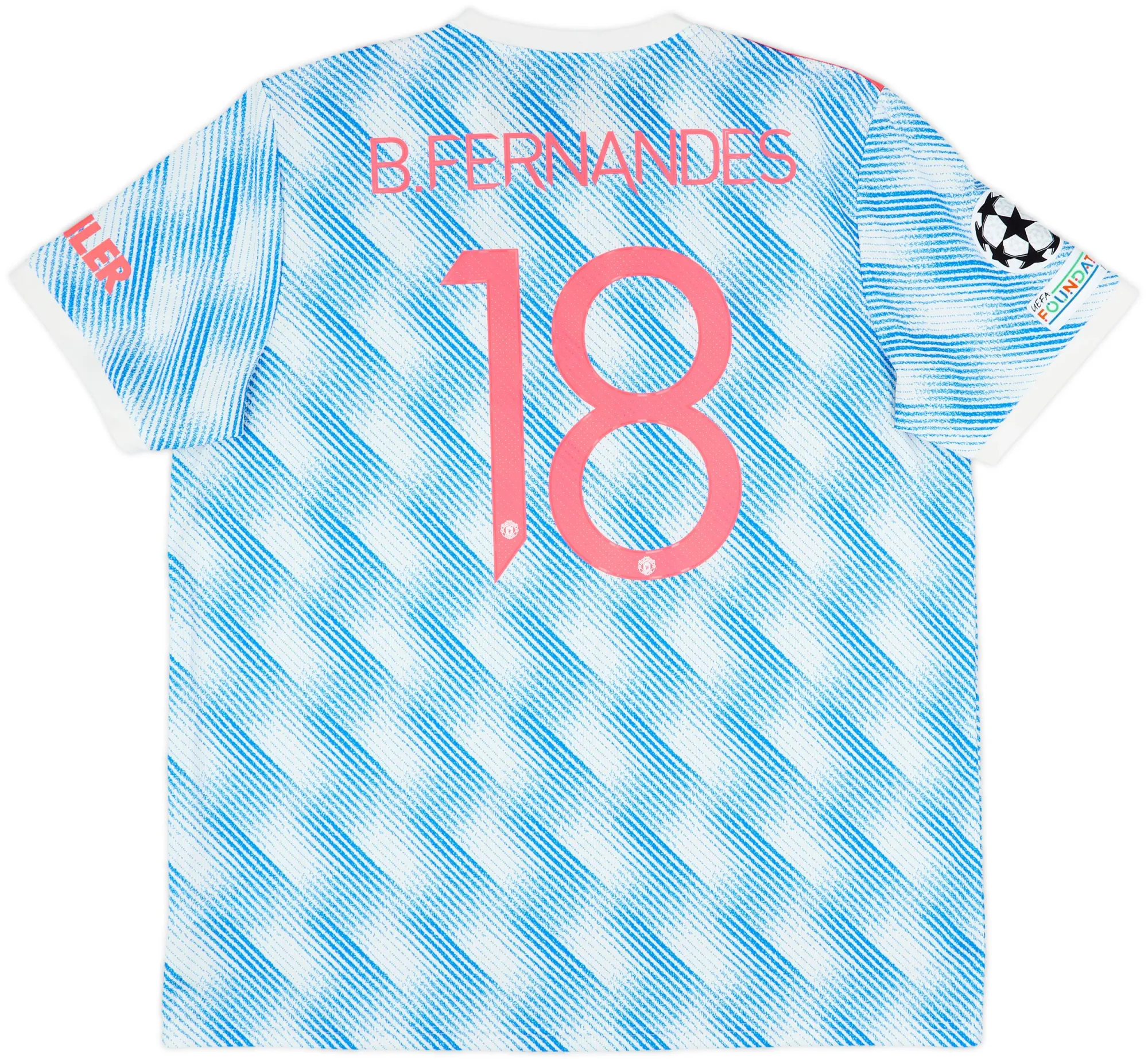 adidas Manchester United Mens SS Away Shirt 2021/22