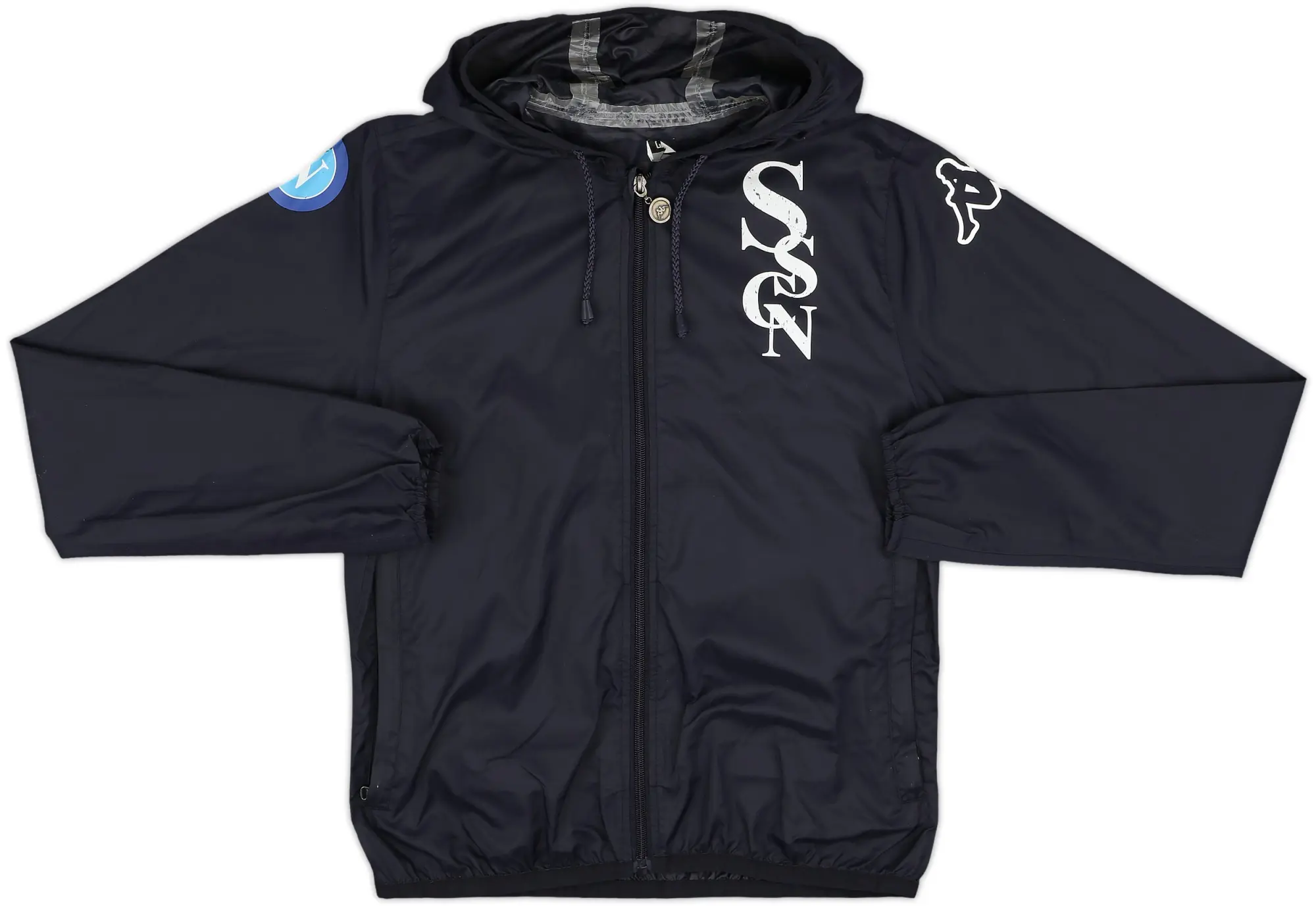 2017-18 Napoli Kappa Hooded Track Jacket - 7/10 - (S)