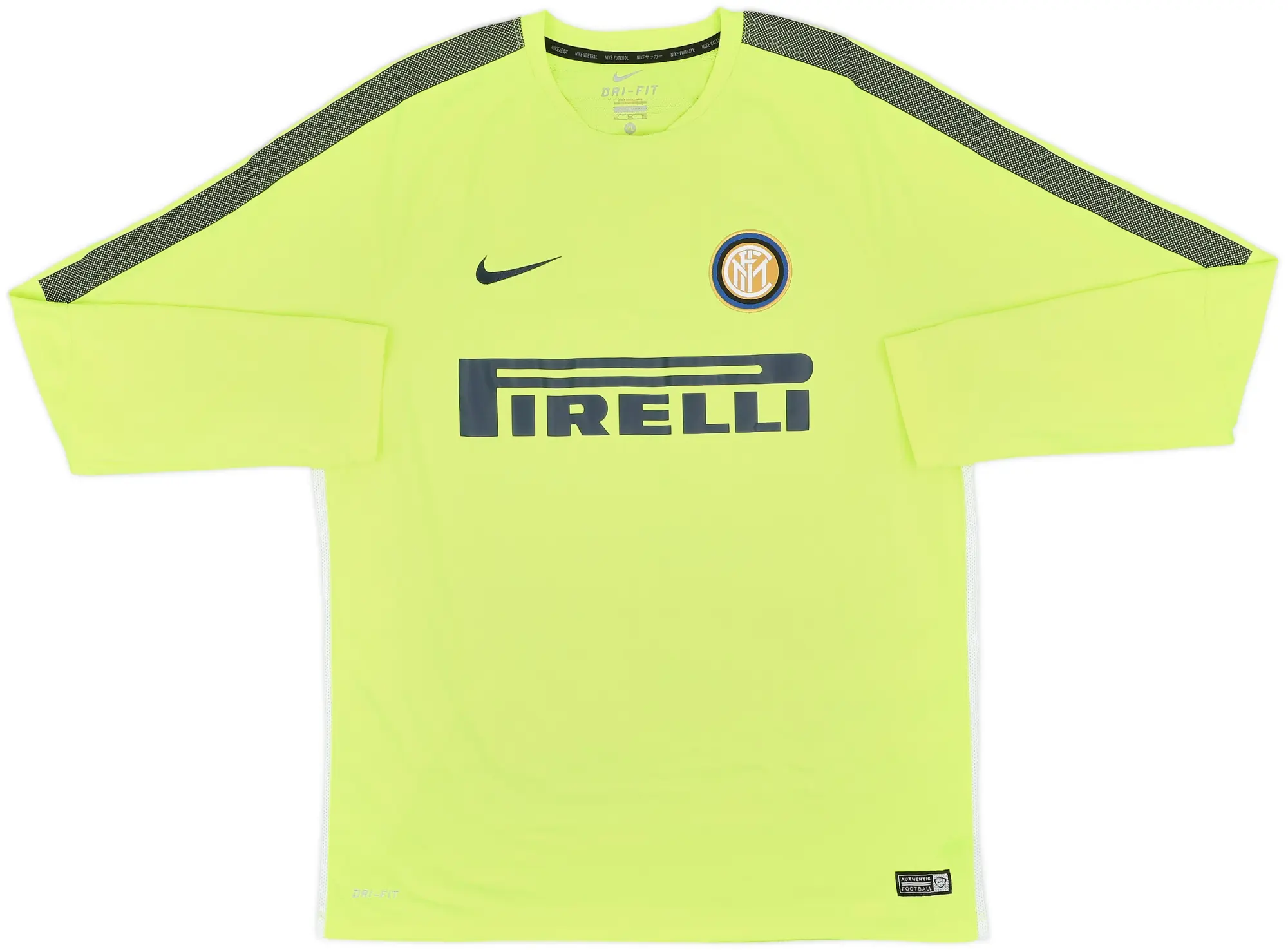 2015-16 Inter Milan Nike Training L/S Shirt - 8/10 - (XL)
