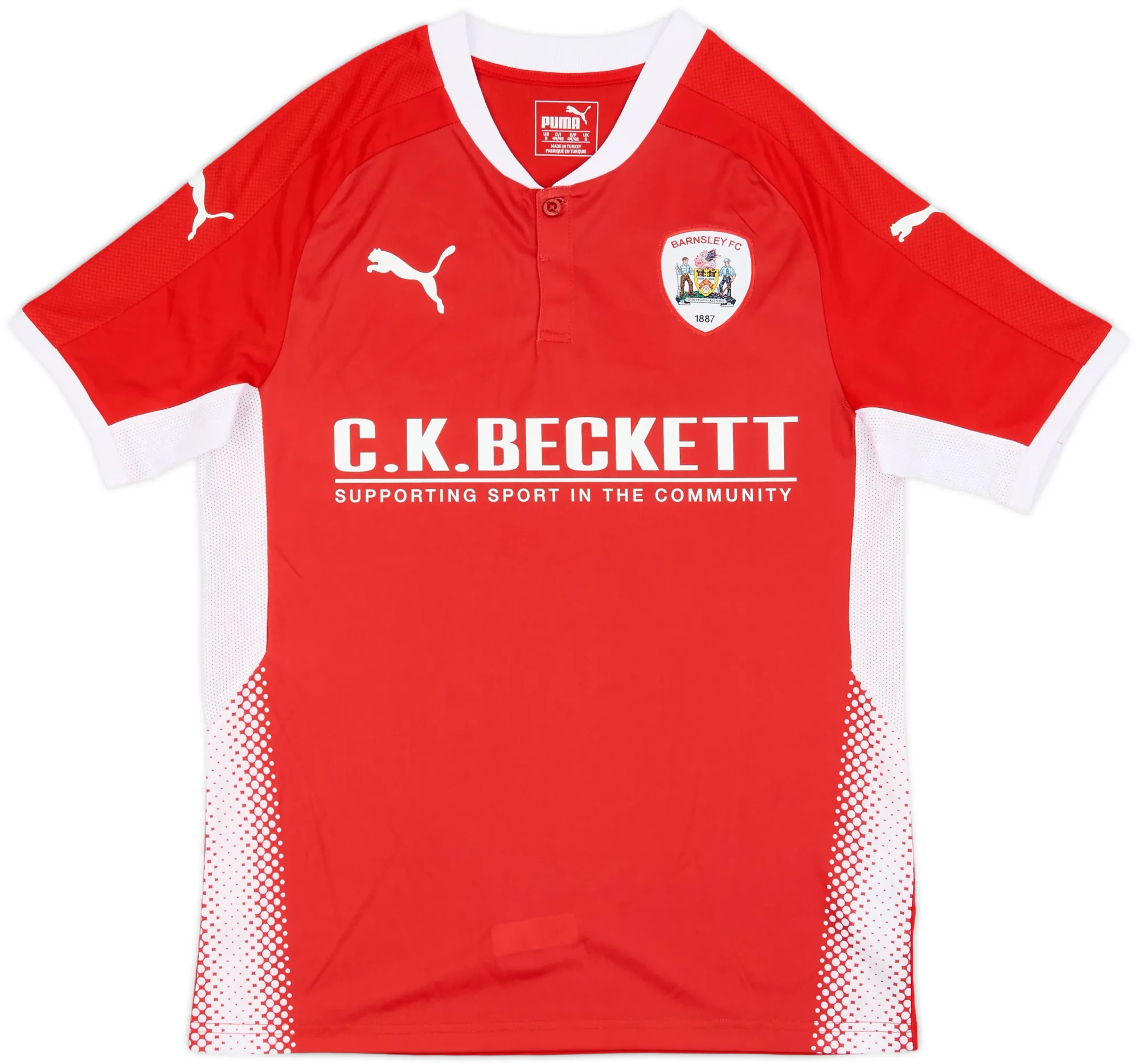 Puma Barnsley Mens SS Home Shirt 2017/18