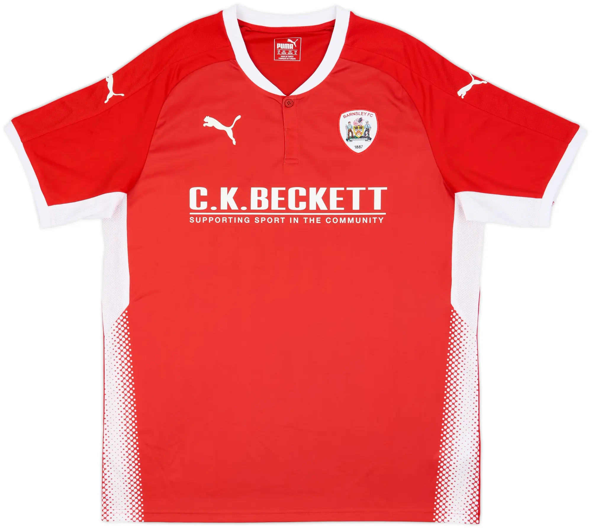 2017-18 Barnsley Home Shirt - 10/10 - (XL)