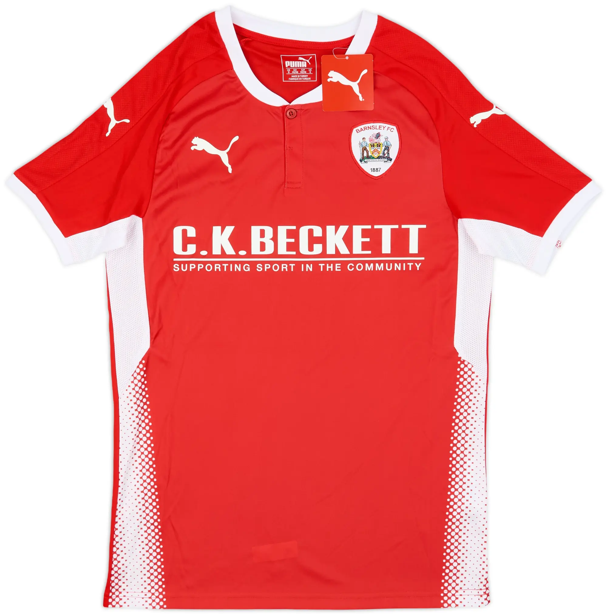 2017-18 Barnsley Home Shirt (S)