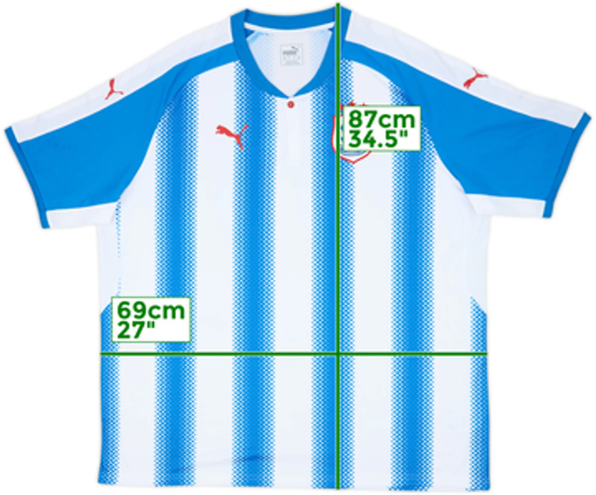 Puma Huddersfield Town Mens SS Home Shirt 2017/18