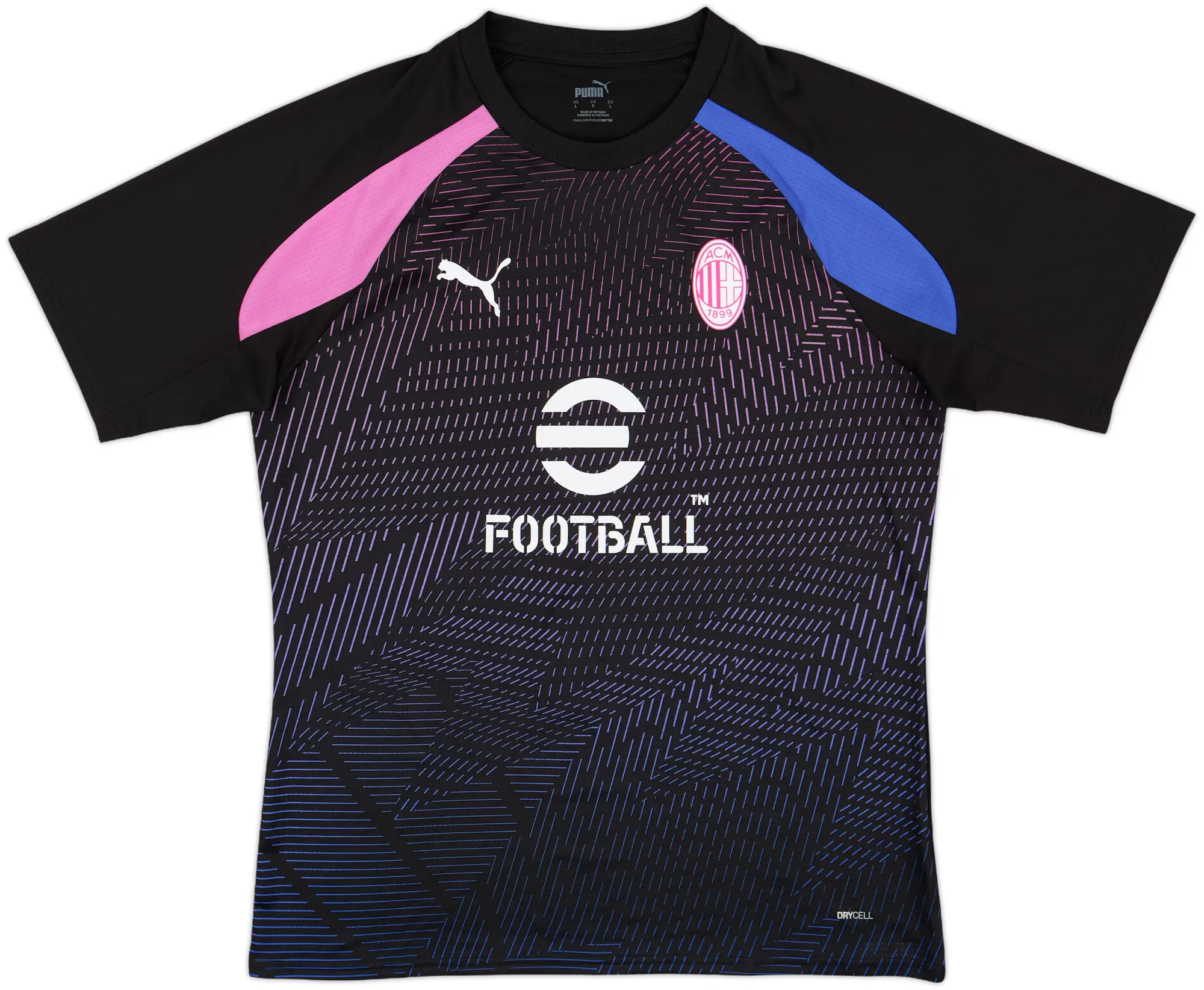 2023-24 AC Milan Puma Pre-Match Training Shirt - 10/10 - (L)