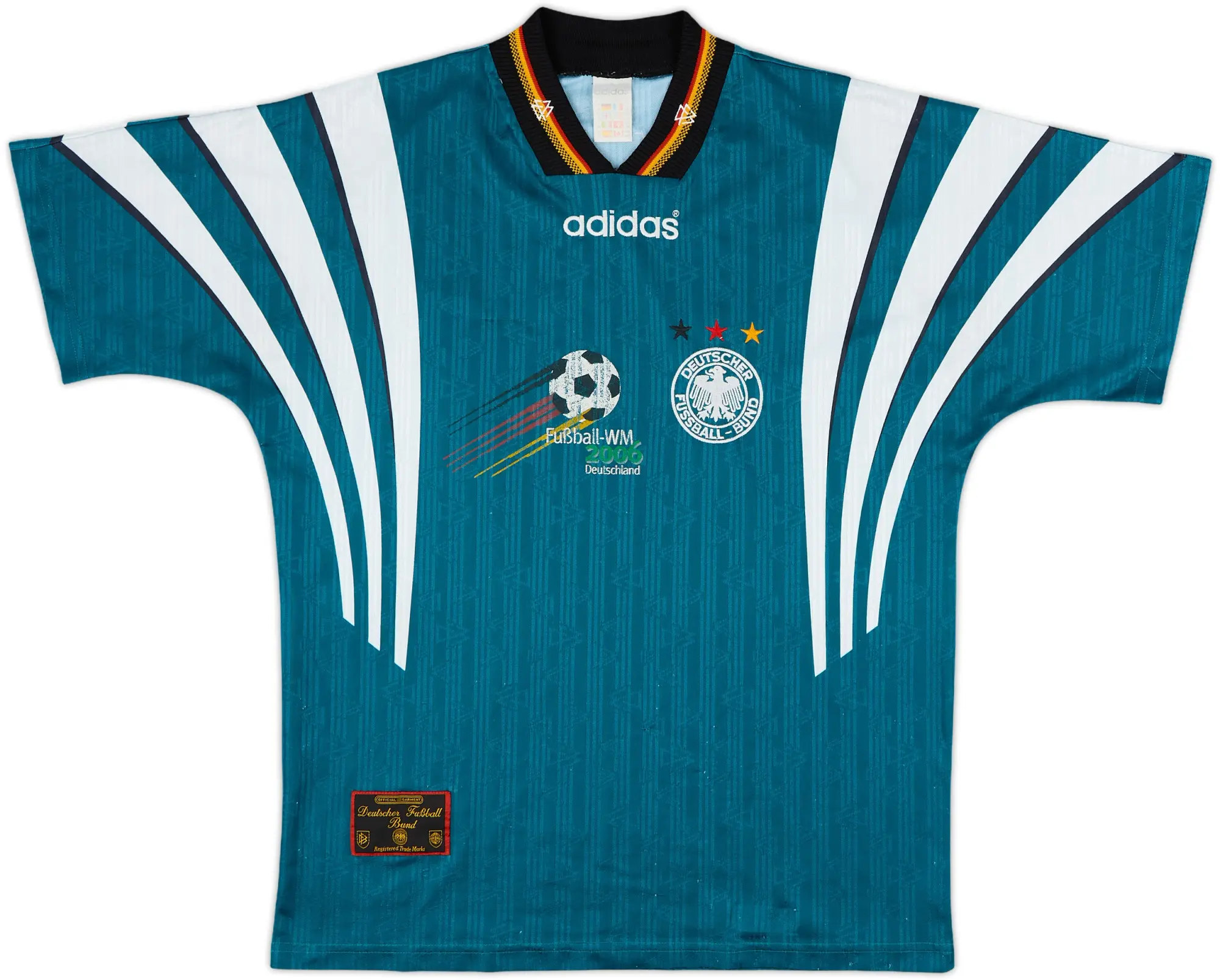 adidas Germany Mens SS Away Shirt 1996