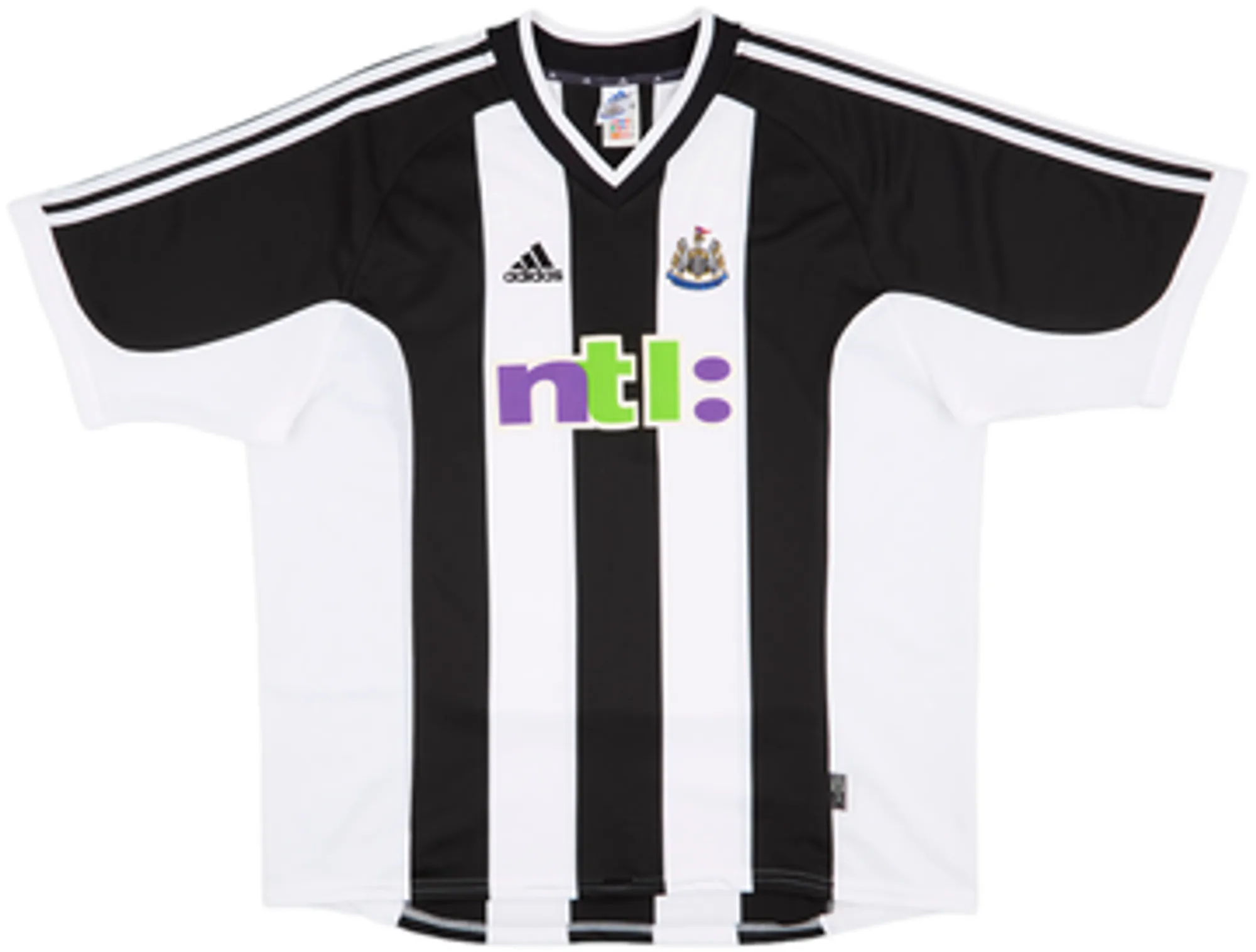 adidas Newcastle United Mens SS Home Shirt 2001/03