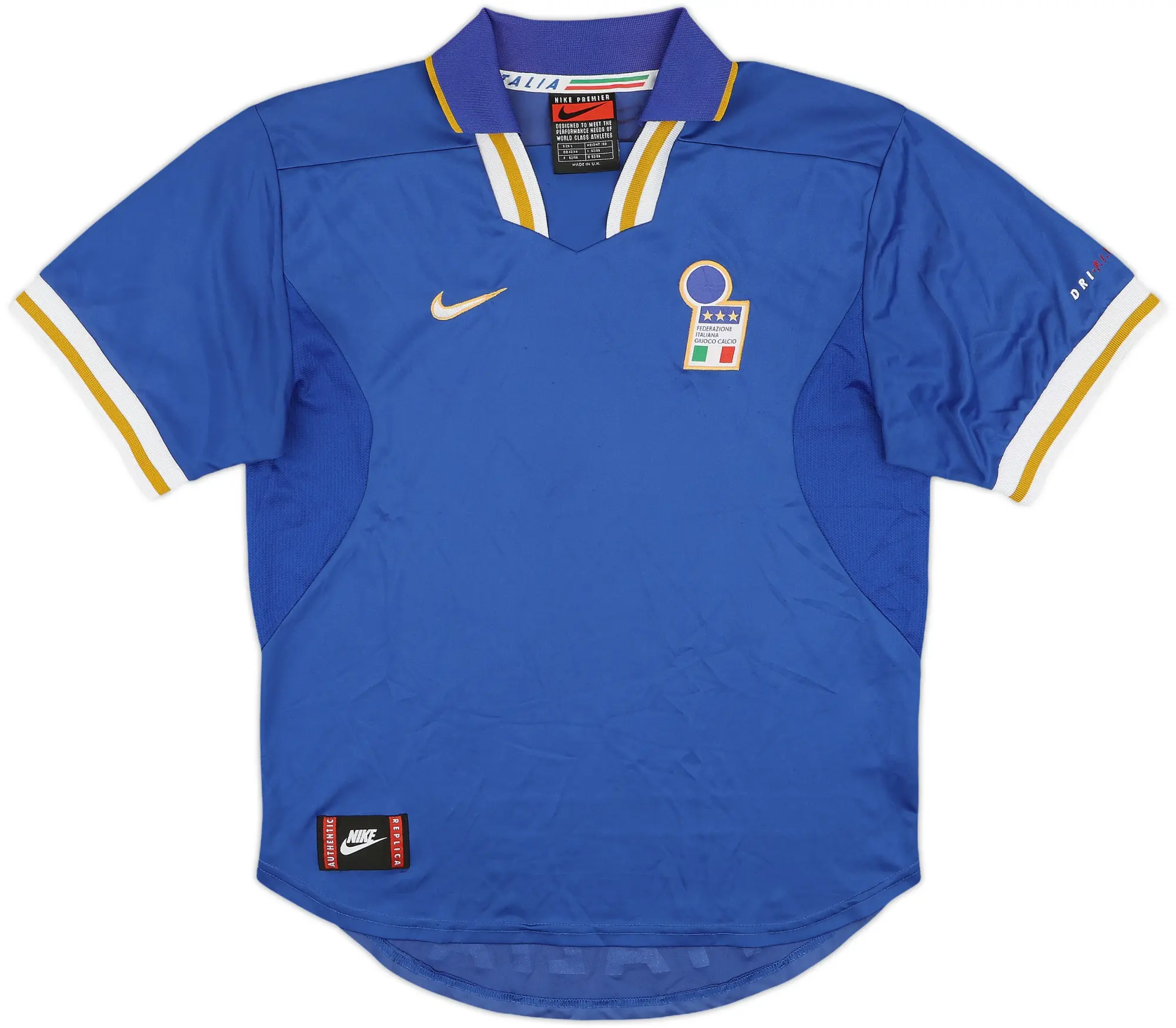 1996-97 Italy Home Shirt - 8/10 - (L)