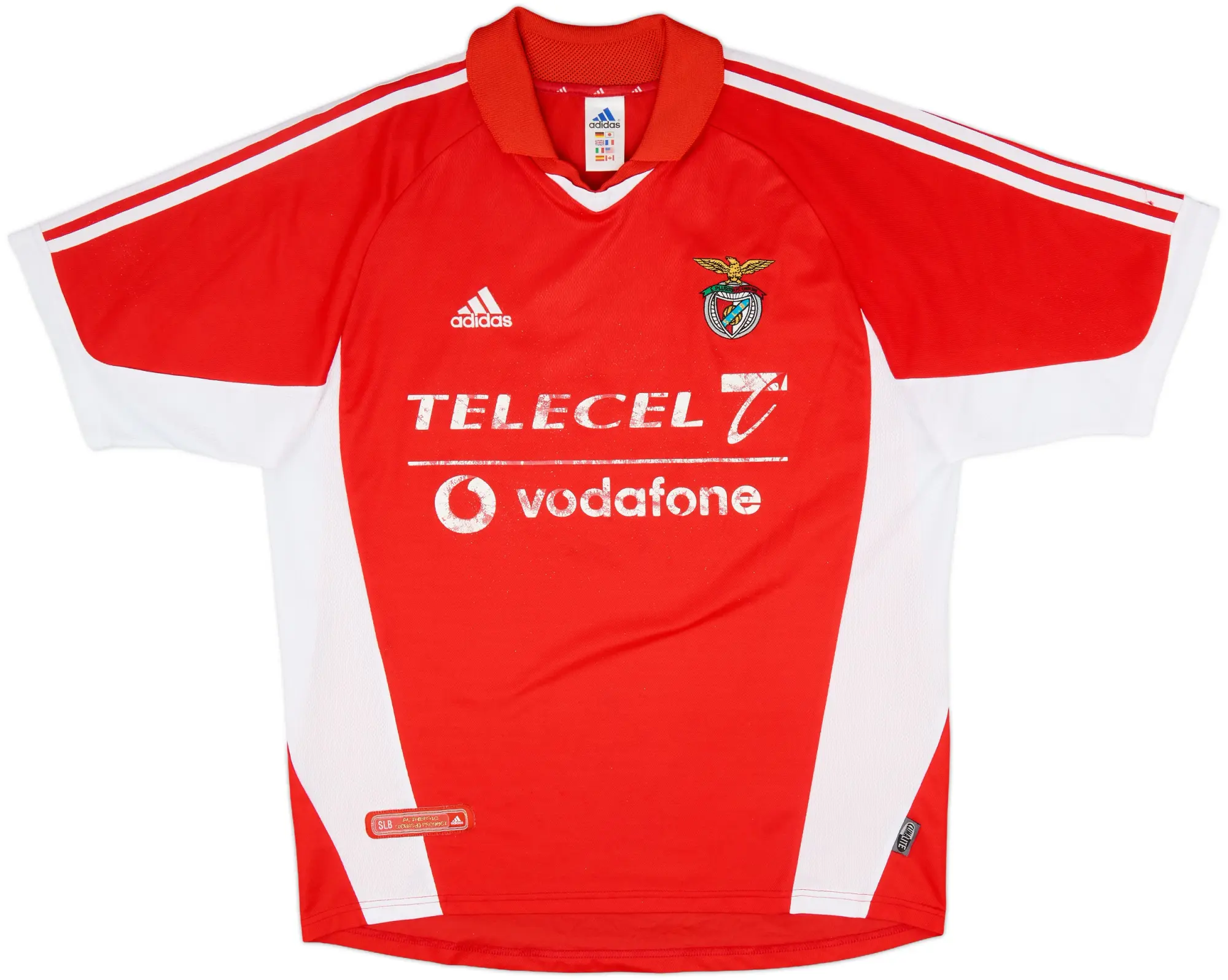 2001-02 Benfica Home Shirt - 5/10 - (L)