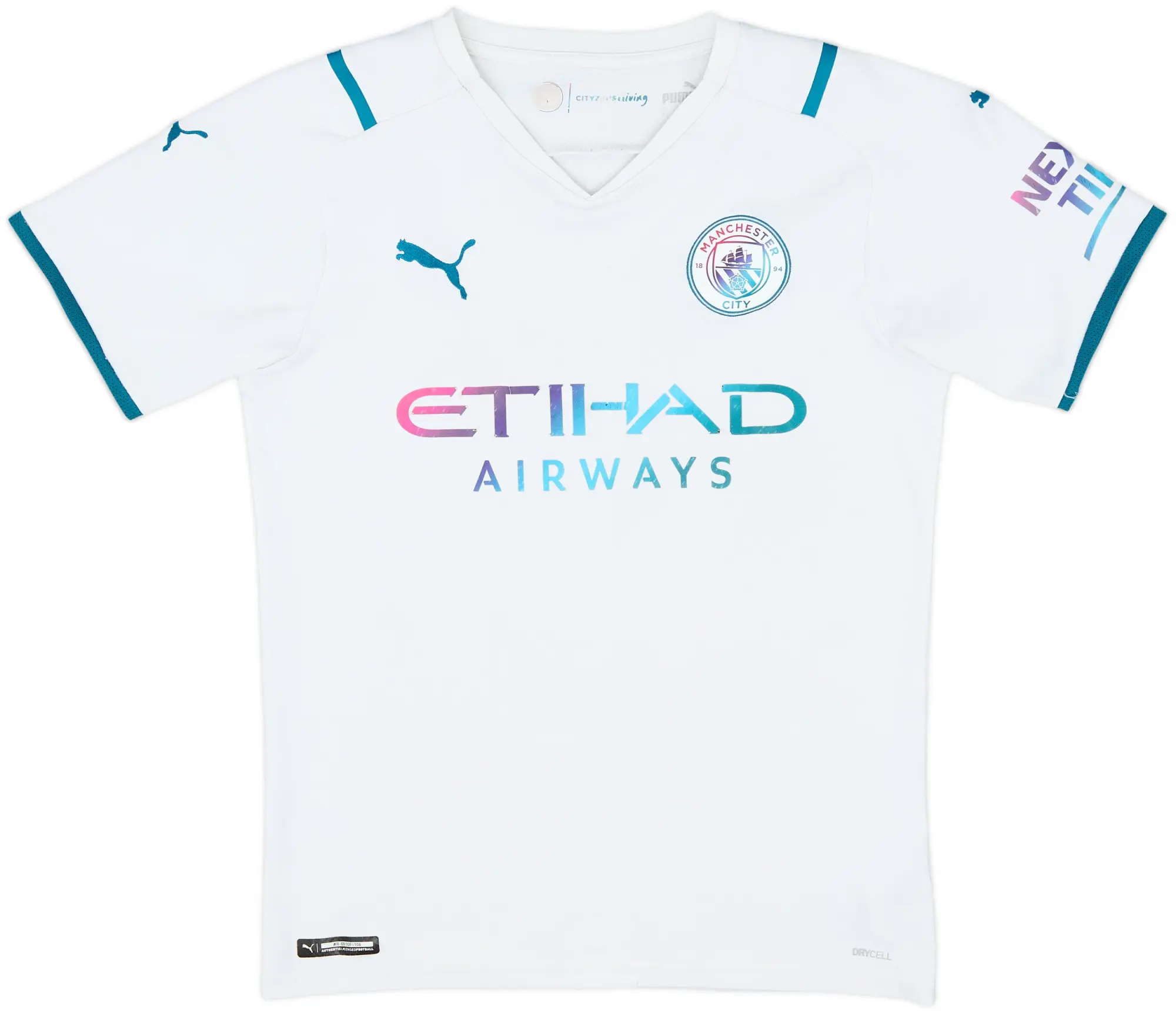 2021-22 Manchester City Away Shirt - 5/10 - (S)