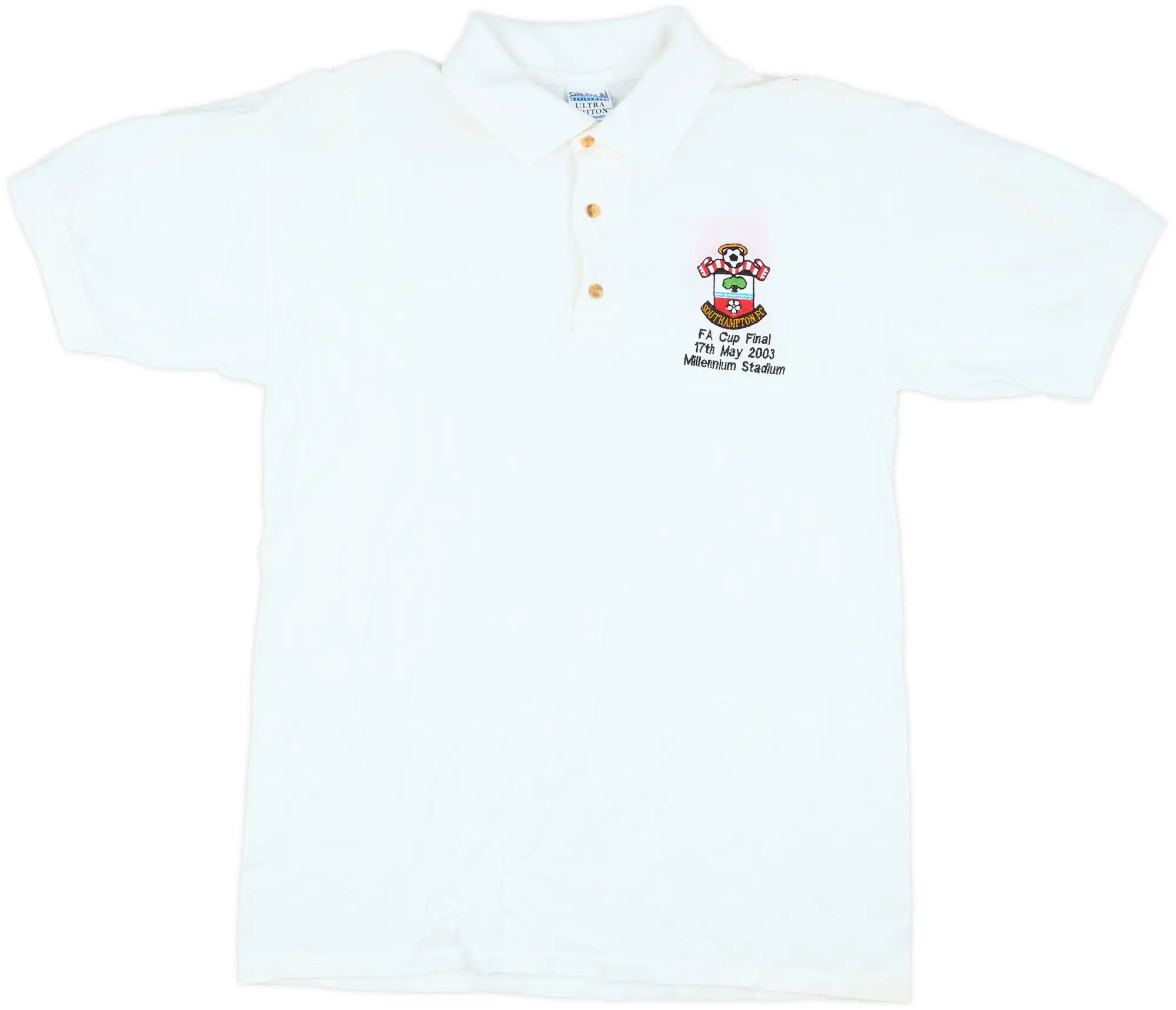 2002-03 Southampton 'FA Cup Final' Polo Shirt - 6/10 - (M)