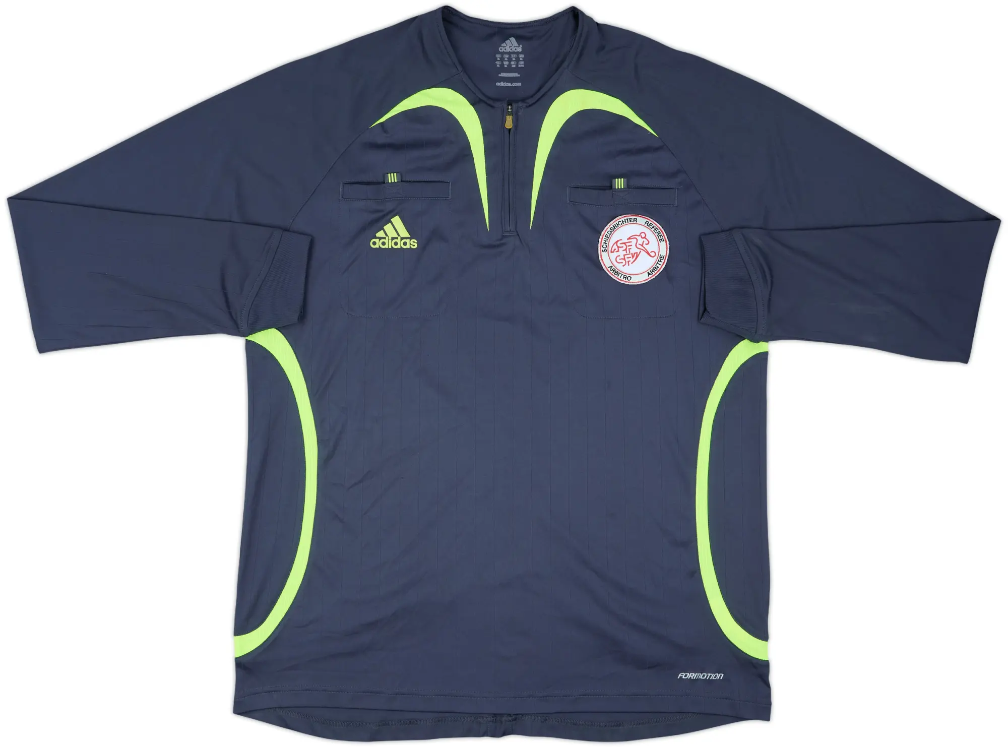 2005-06 Switzerland adidas Referee L/S Shirt - 8/10 - (XL)