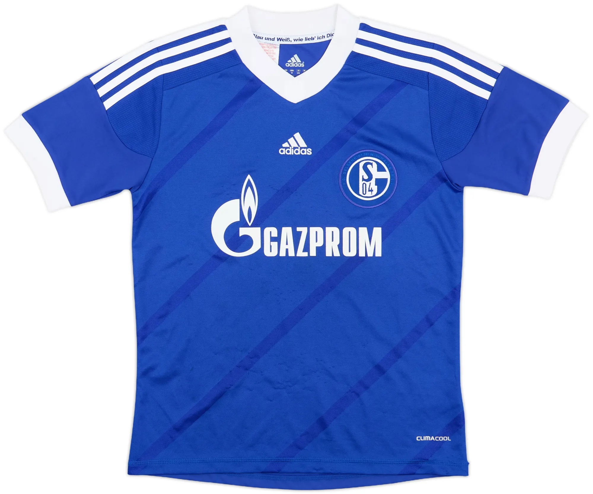 adidas Schalke 04 Boys SS Home Shirt 2013/14