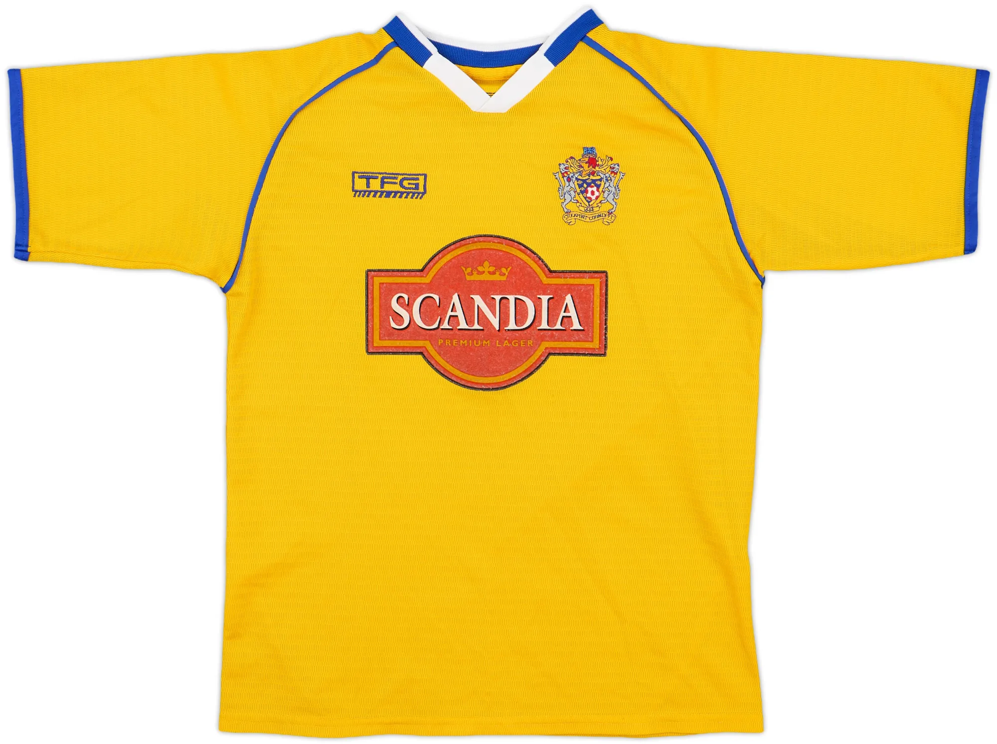 Away Stockport County FC Boys SS Away Shirt 2003/04