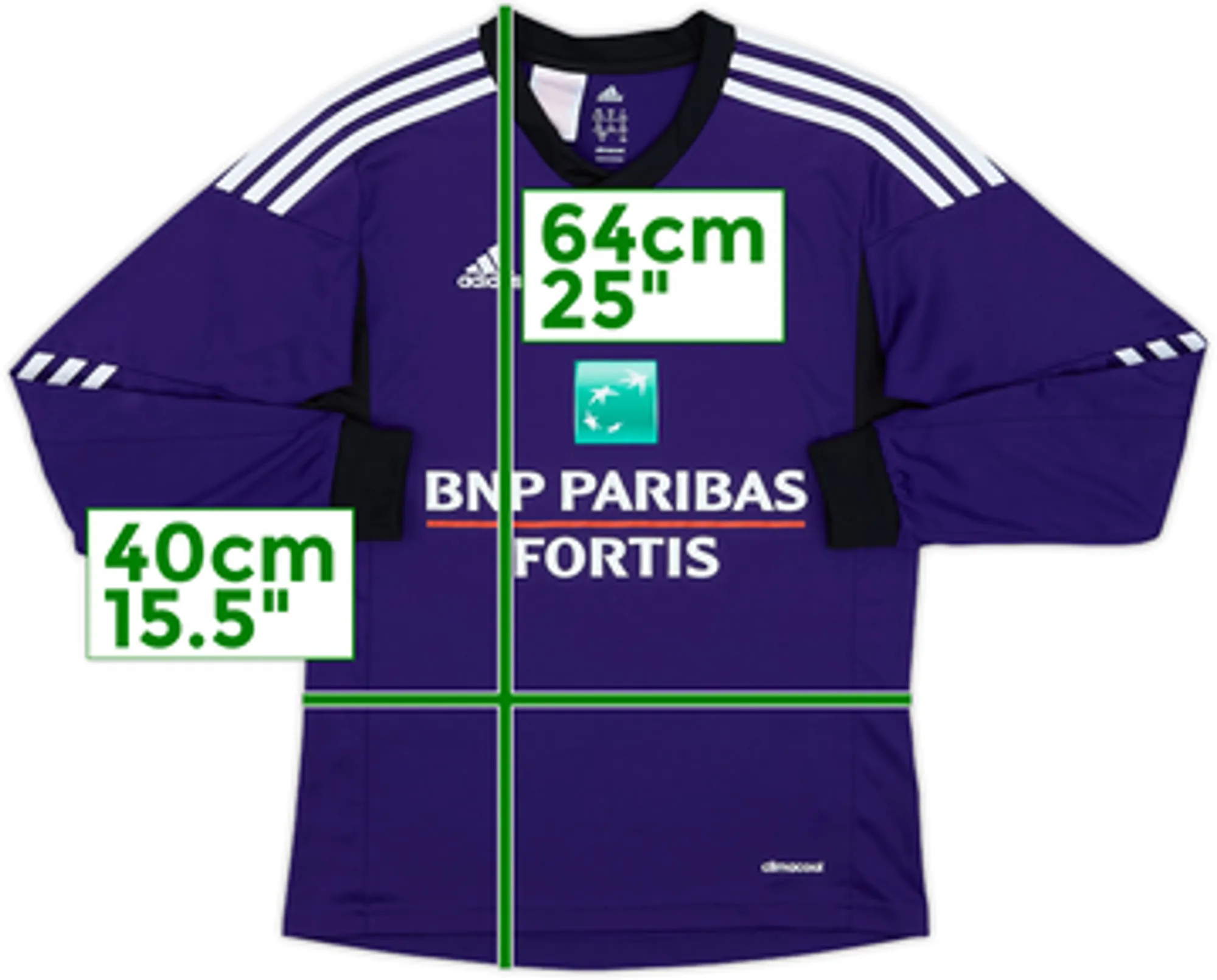 adidas Anderlecht Boys LS Home Shirt 2013/14