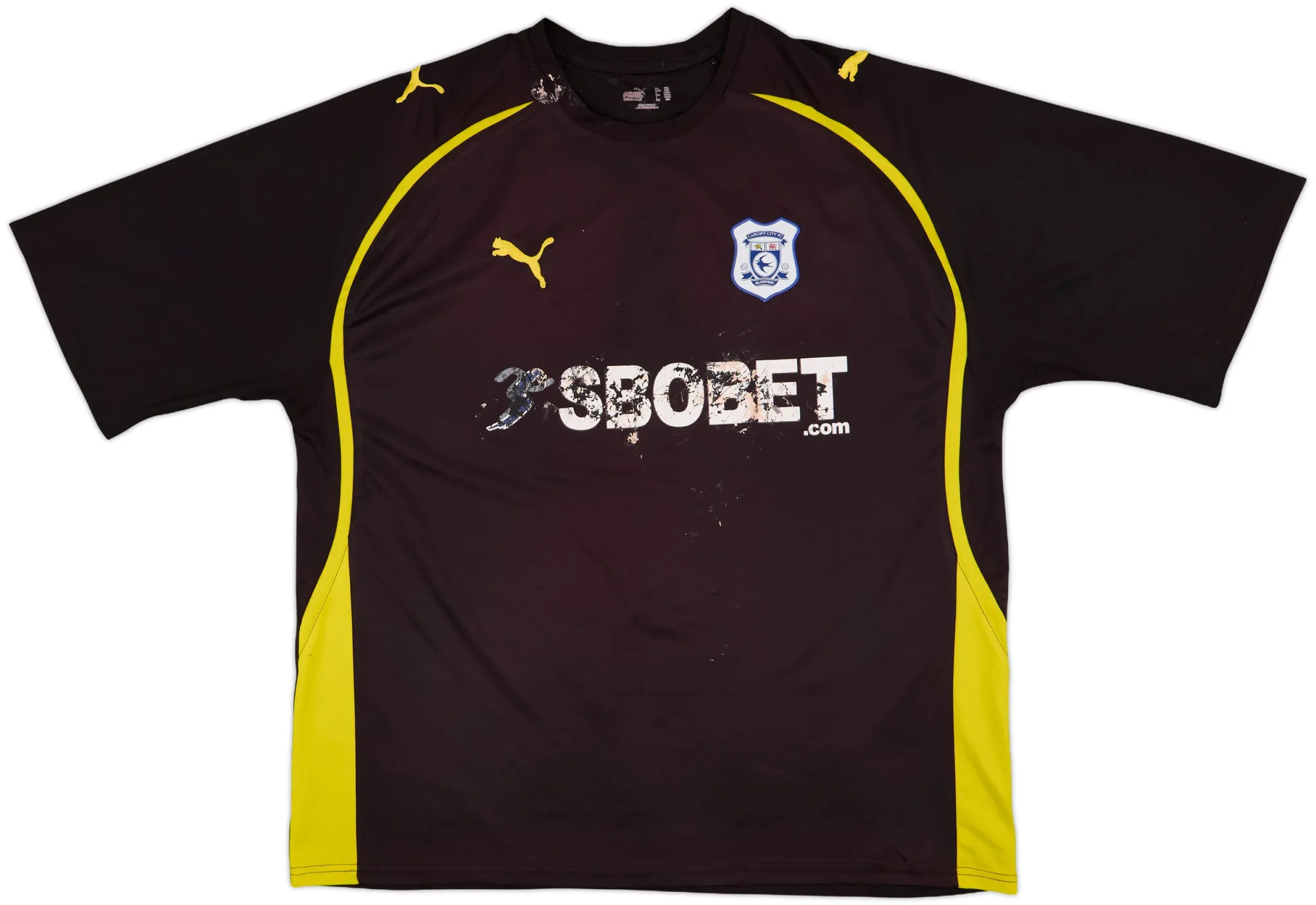 Puma Cardiff City Mens SS Away Shirt 2010/11